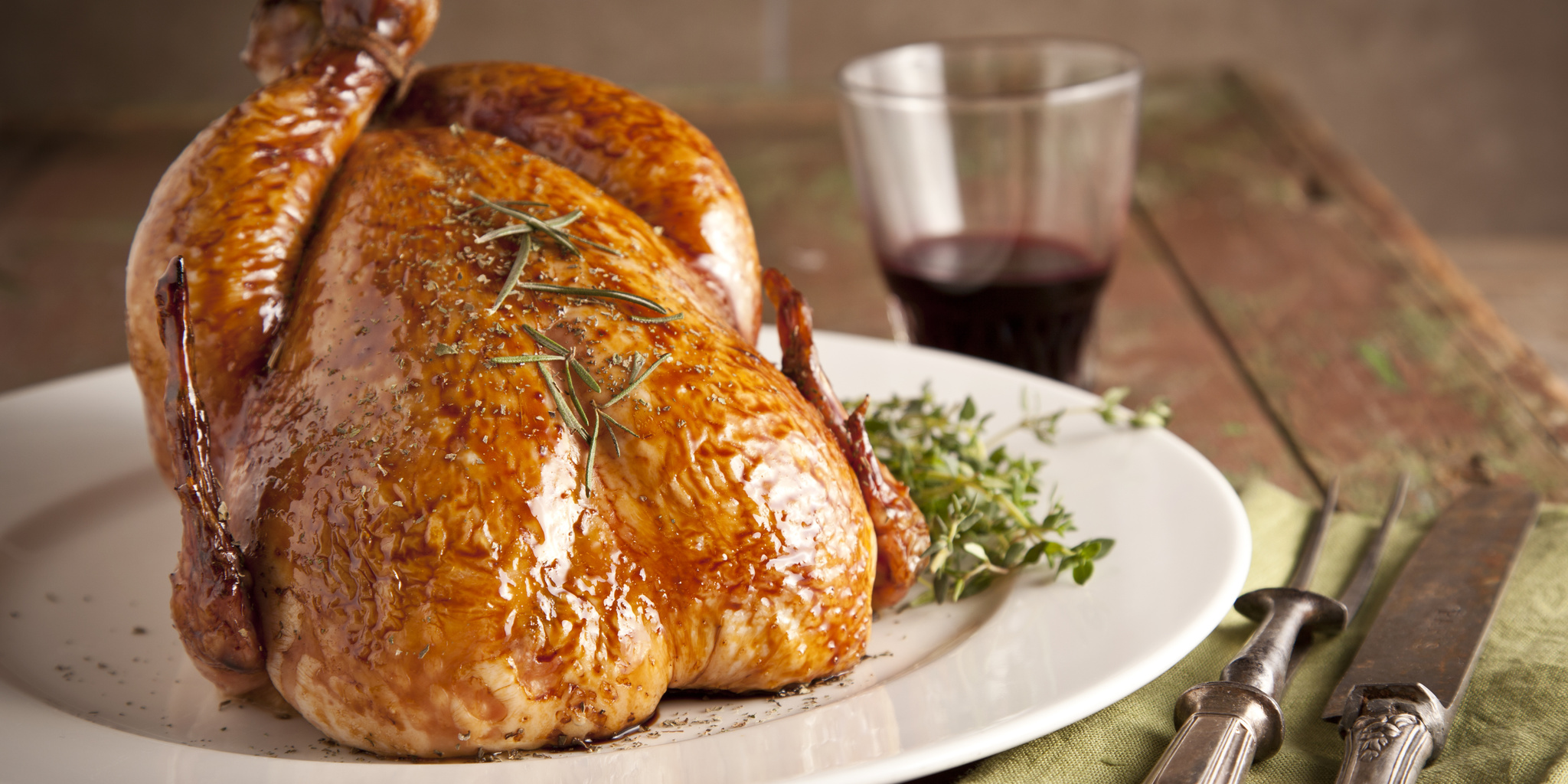 Whole Turkey with Herbs at foodious.com
