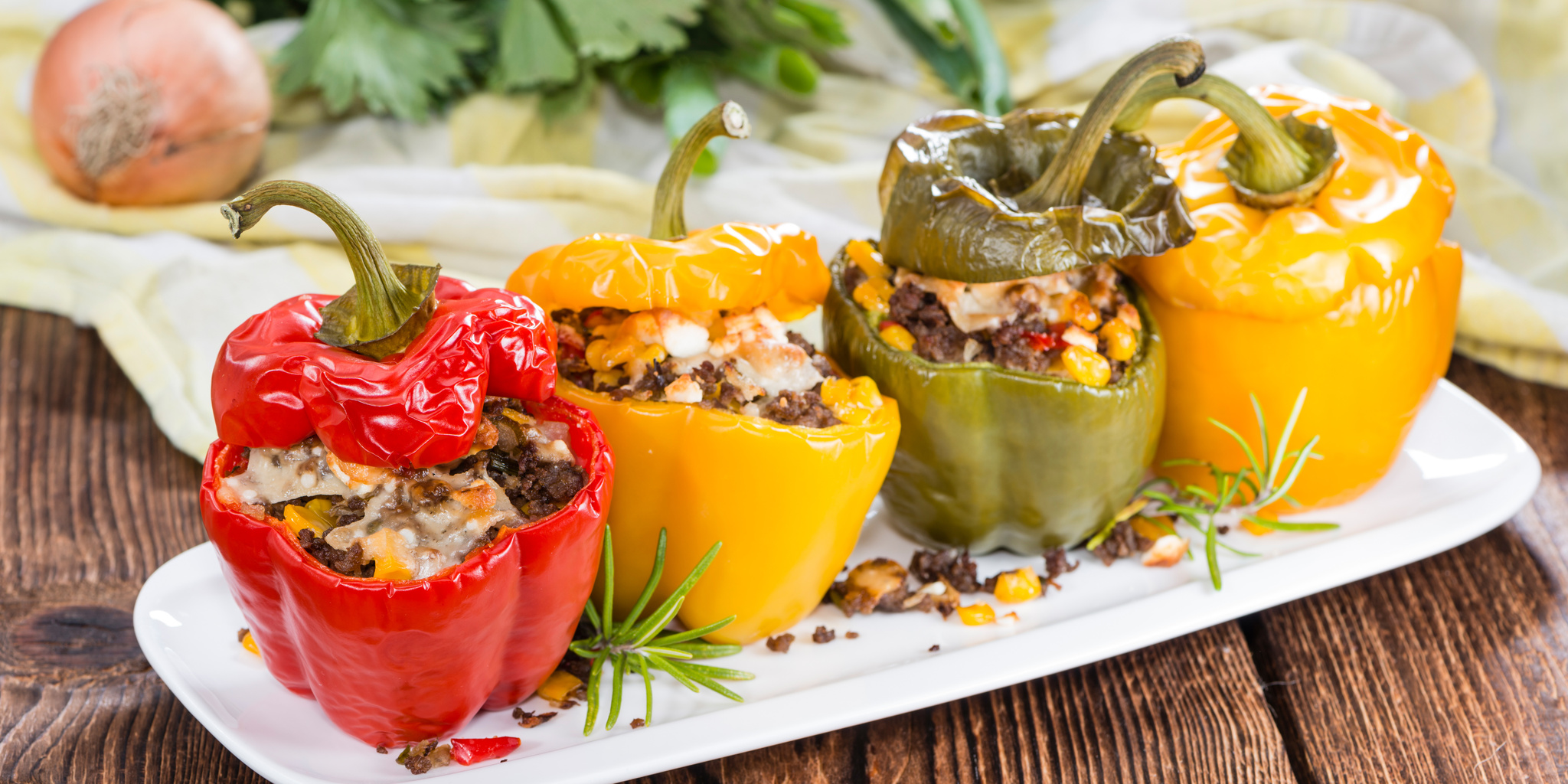 Stuffed Bell Peppers at foodious.com