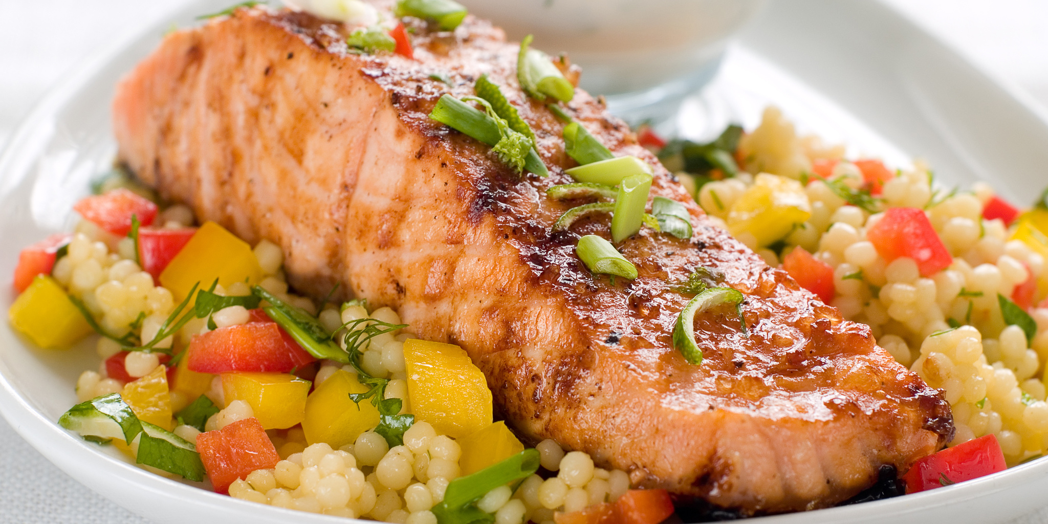 Salmon With Lemon-Cilantro Vinaigrette at foodious.com