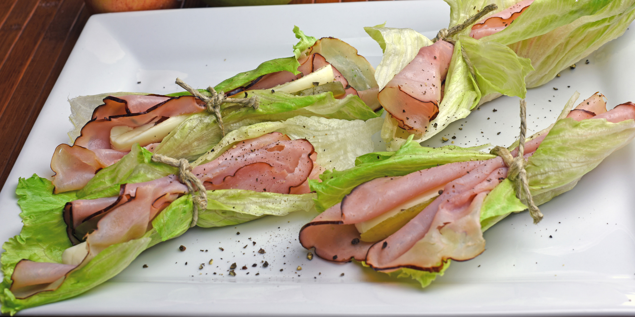 Black Forest Ham Lettuce Wrap at foodious.com