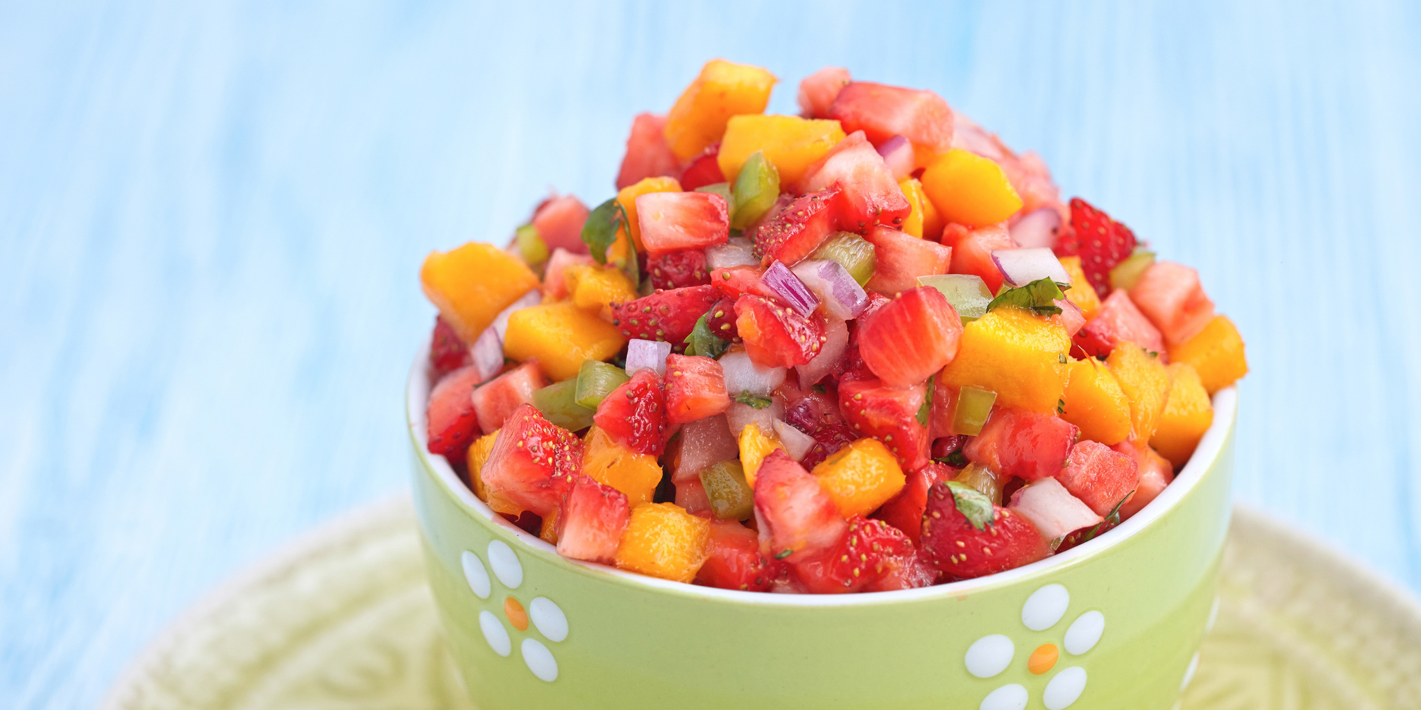 Strawberry Mango Salsa at foodious.com