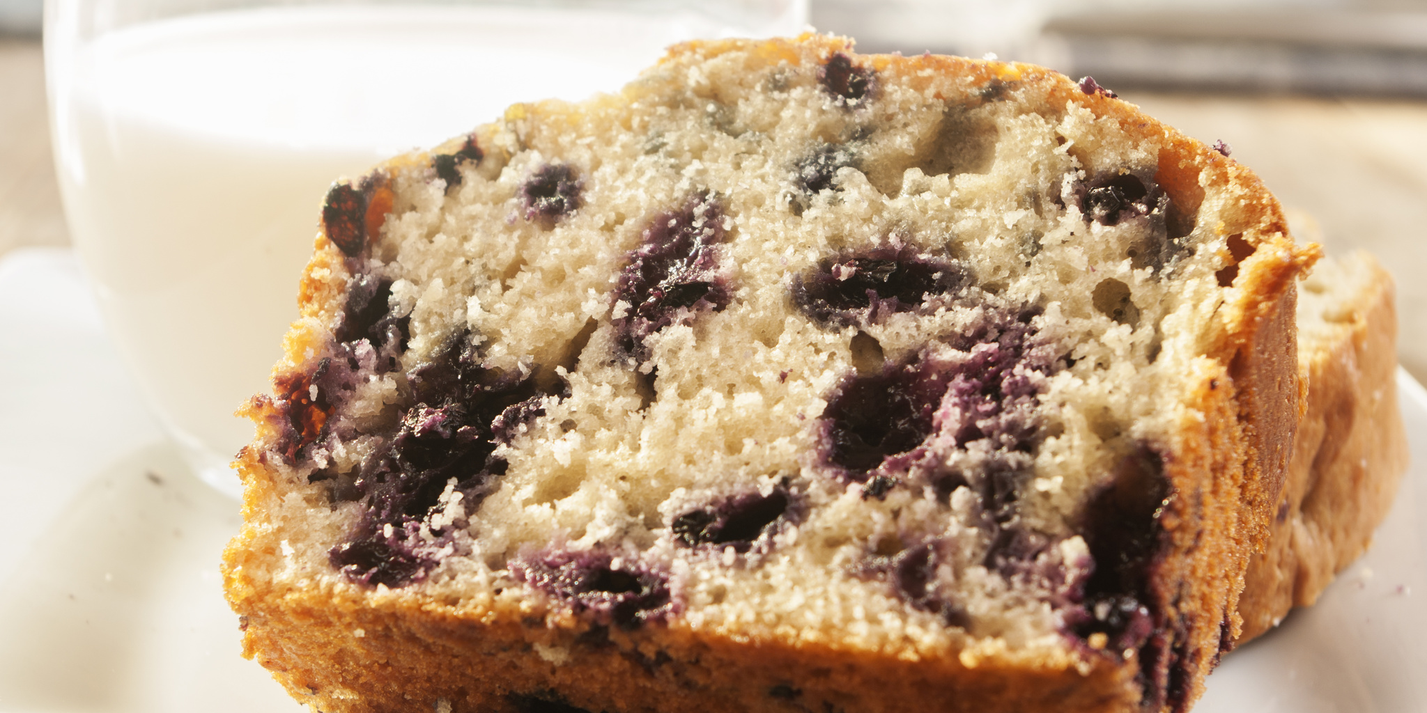Oatmeal Blueberry Bread at foodious.com