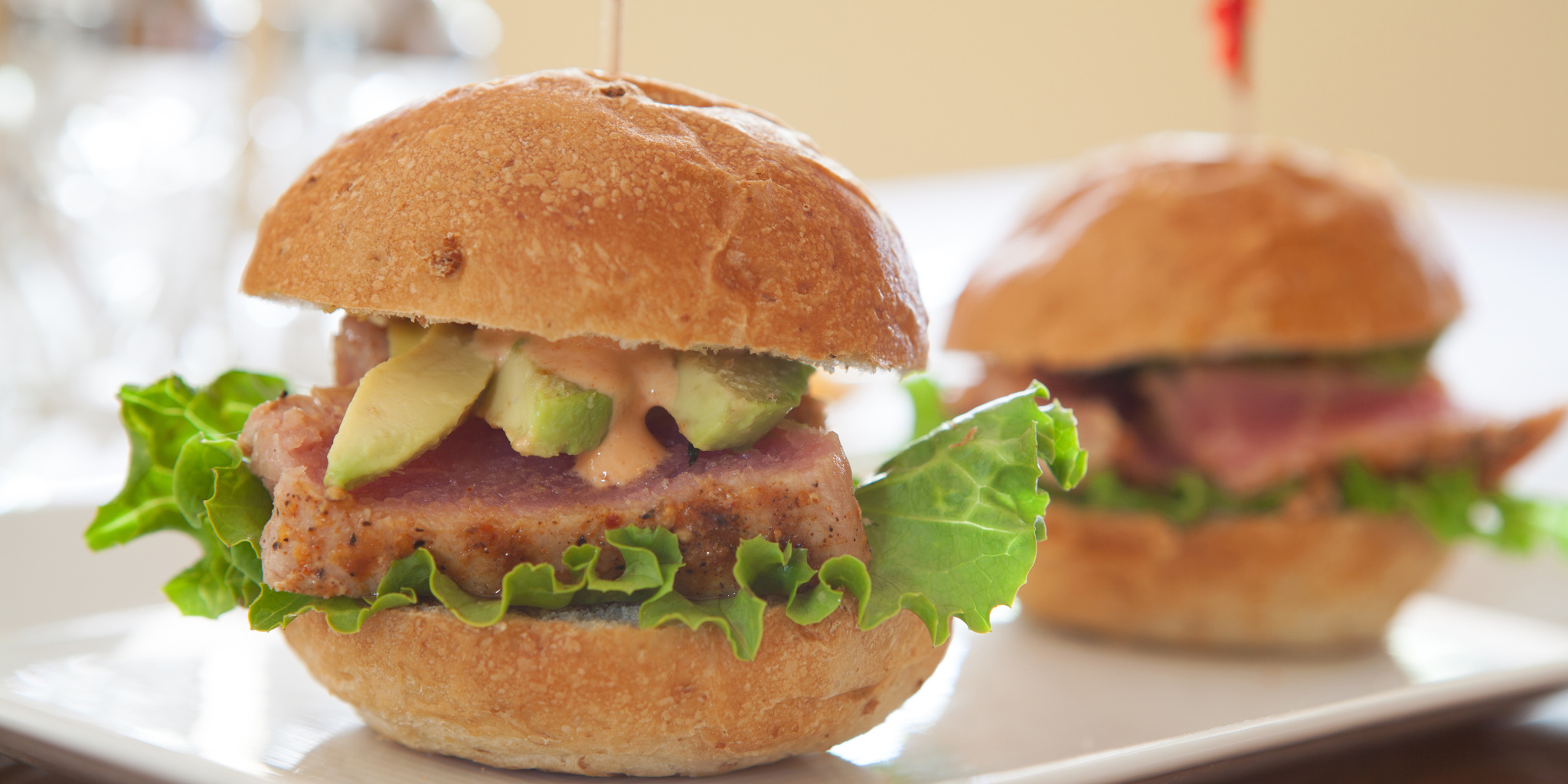 Ahi Tuna Sliders at foodious.com