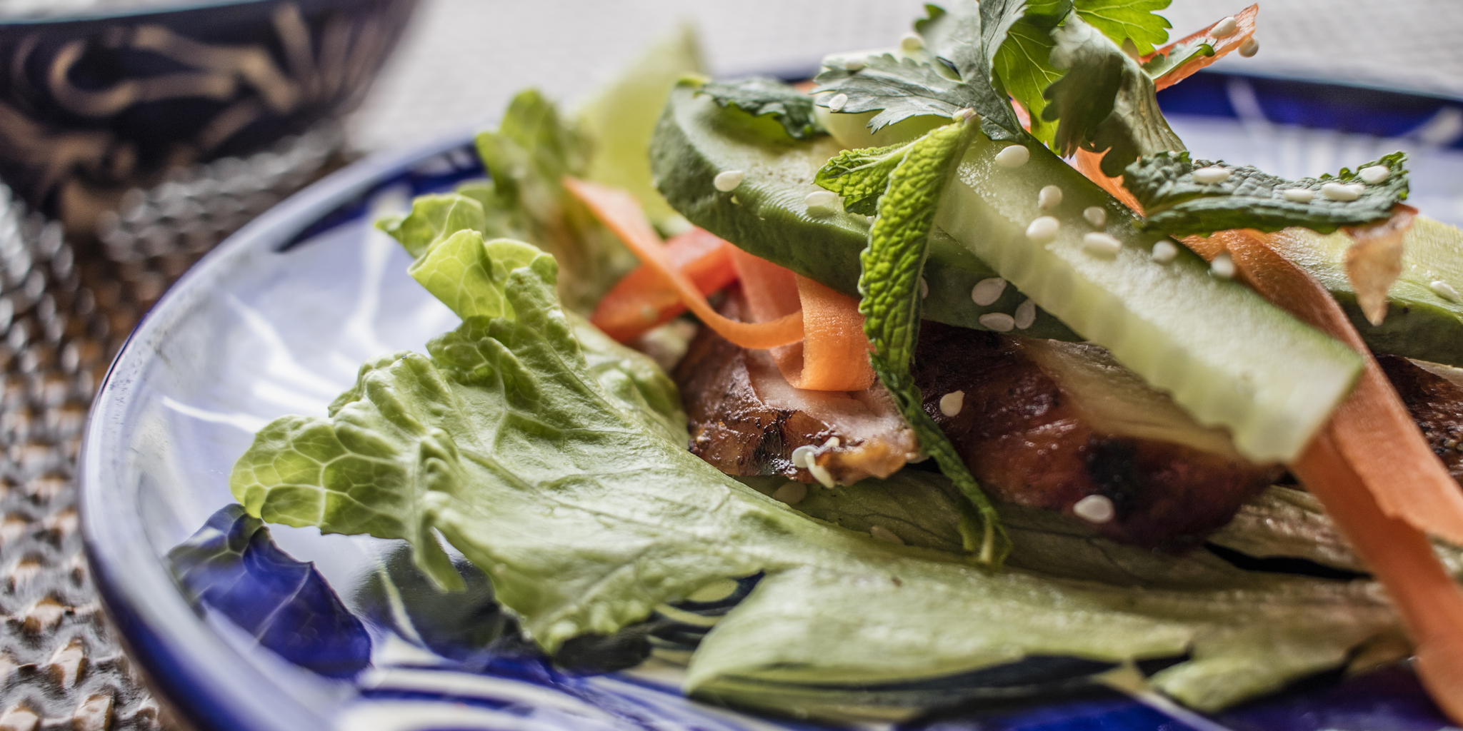 Lettuce Cups With Grilled Chicken at foodious.com