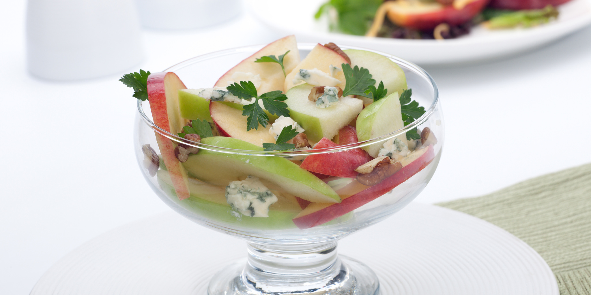 Pecan Apple Salad with Blue Cheese at foodious.com