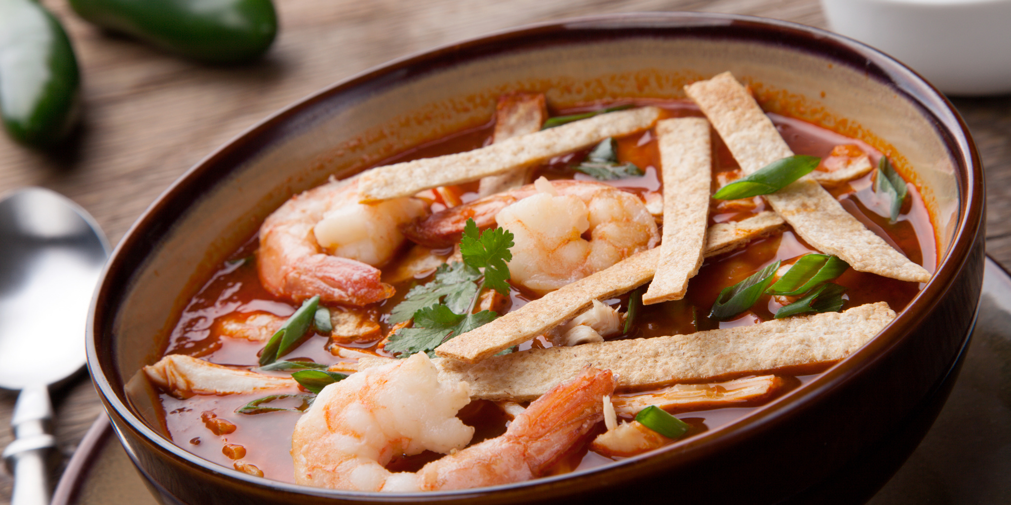 Shrimp Tortilla Soup at foodious.com