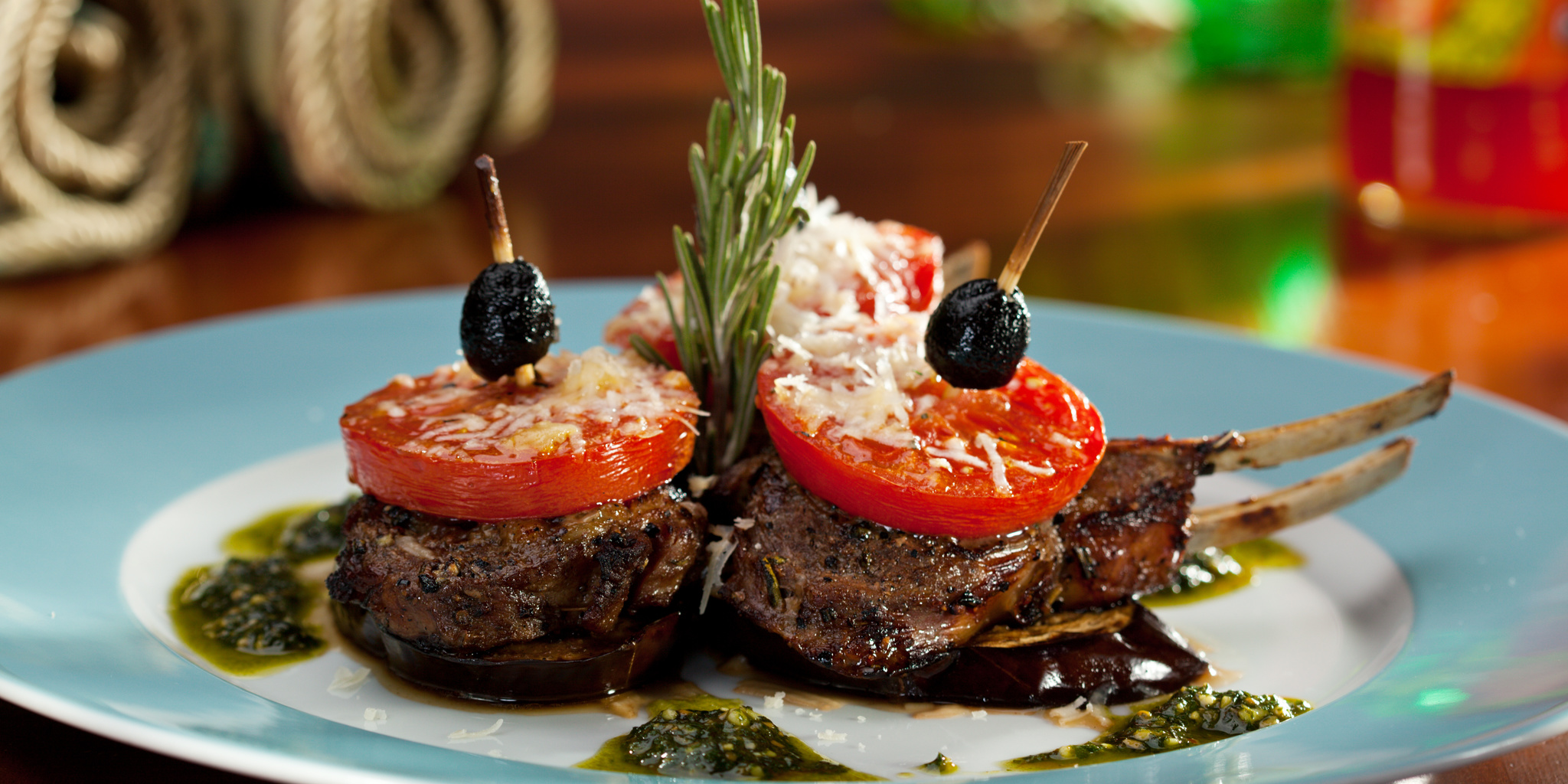 Lamb Chops With Tomatoes and Olives at foodious.com