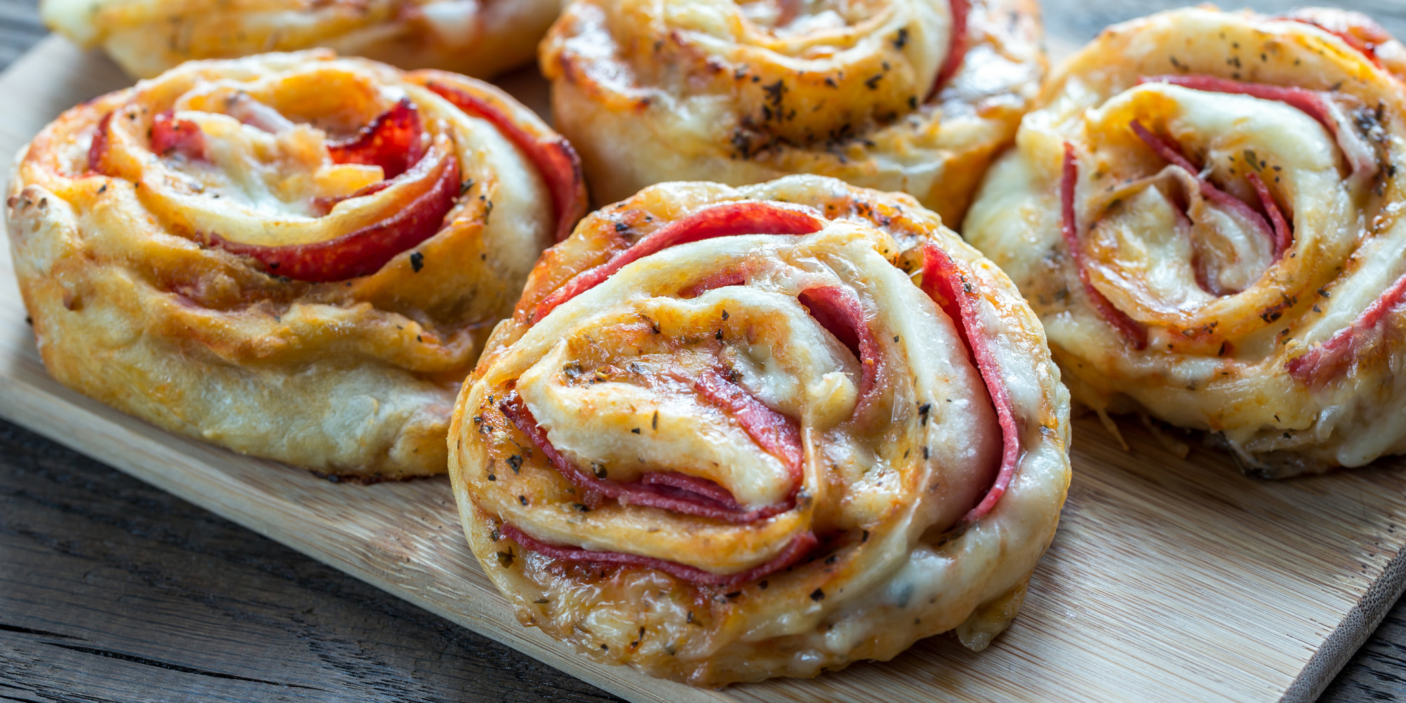 Pepperoni Pizza Rolls at foodious.com