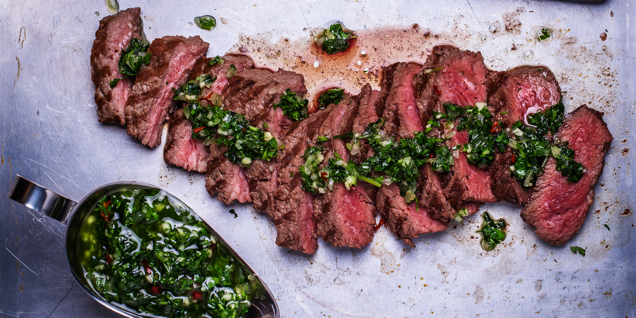 Tri-Tip Roast with Chimichurri Sauce at foodious.com