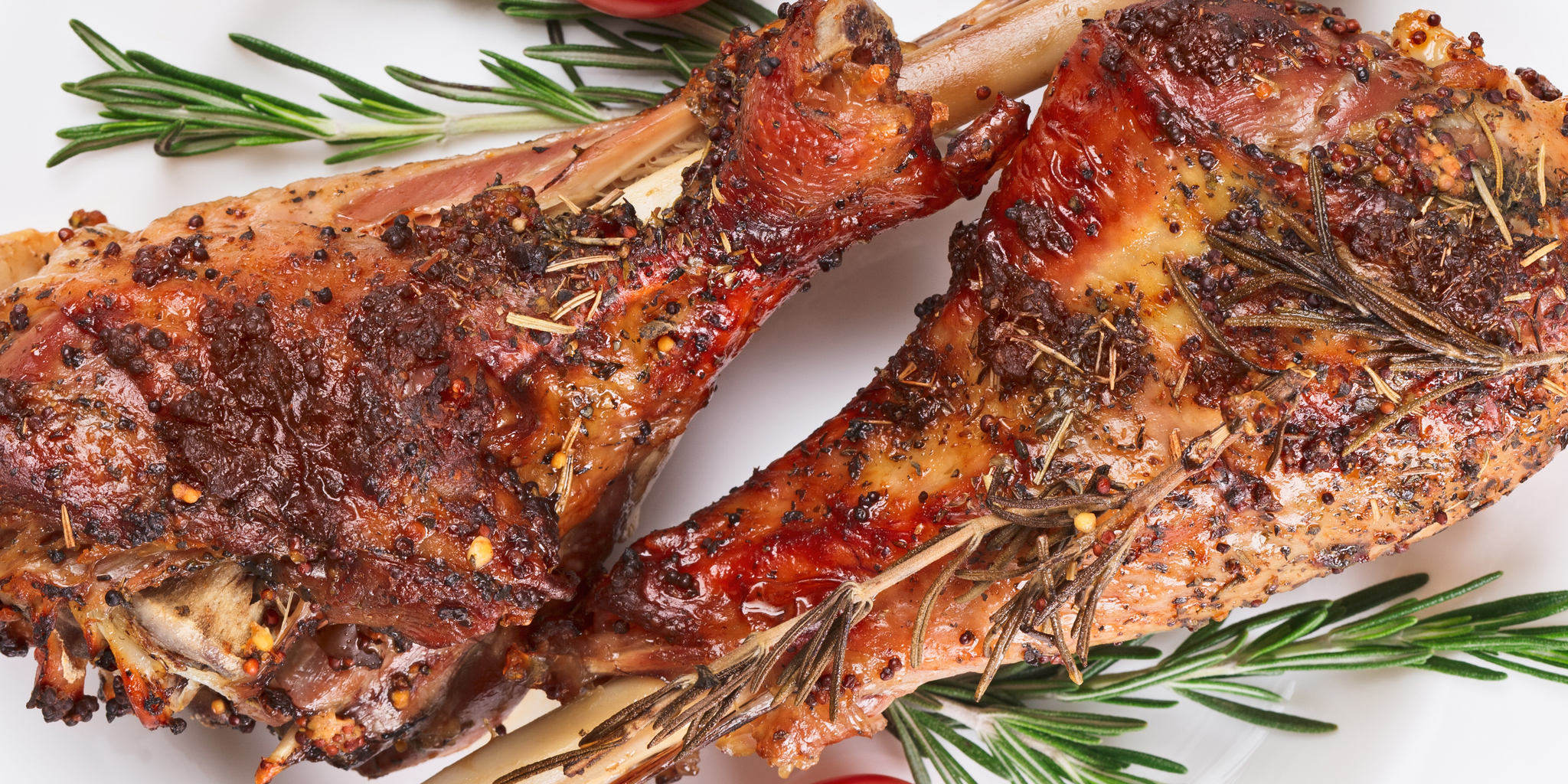 Herb Roasted Turkey Legs at foodious.com