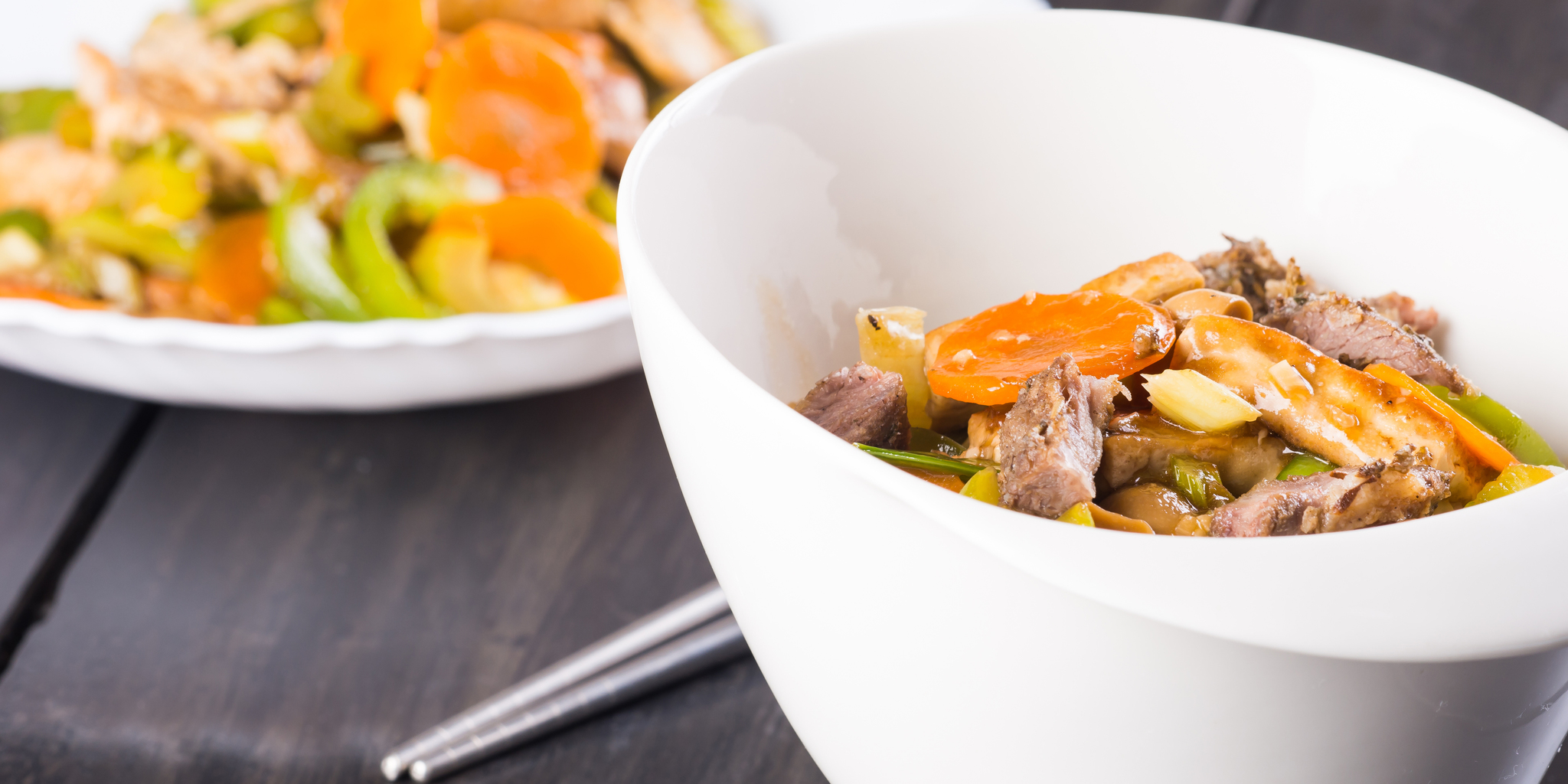 Moroccan Lamb Salad With Carrots and Mint at foodious.com