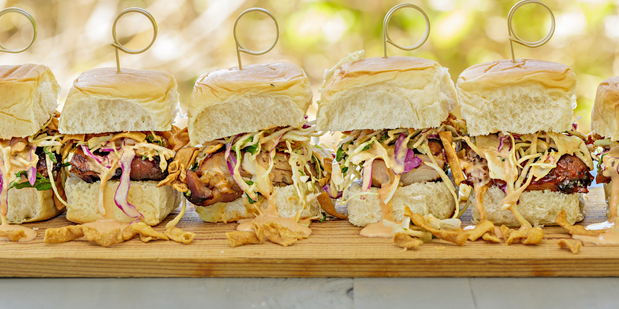 Char Siu Chicken Sliders at foodious.com