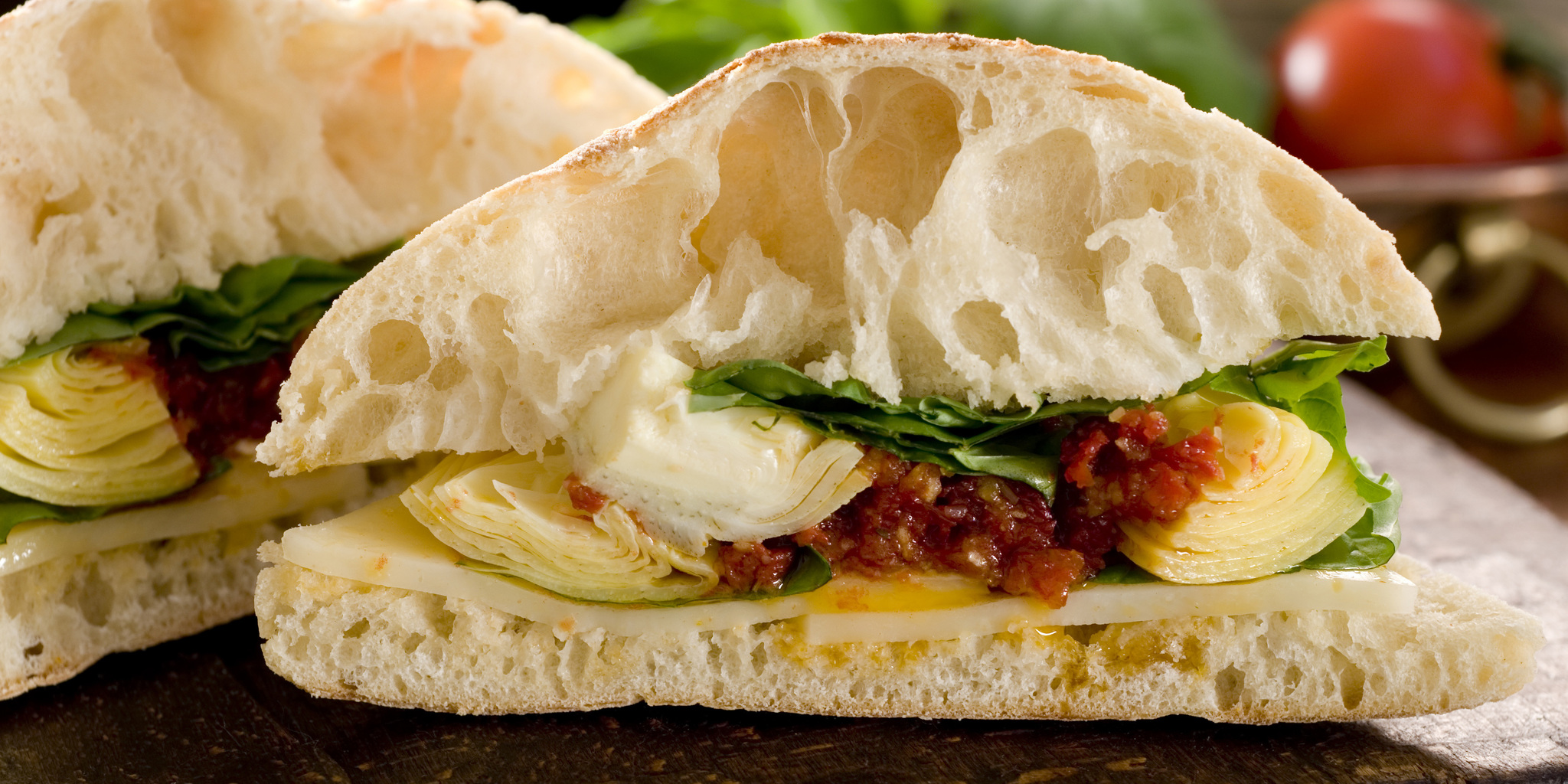 Artichoke Sandwich with Sundried Tomato Pesto at foodious.com