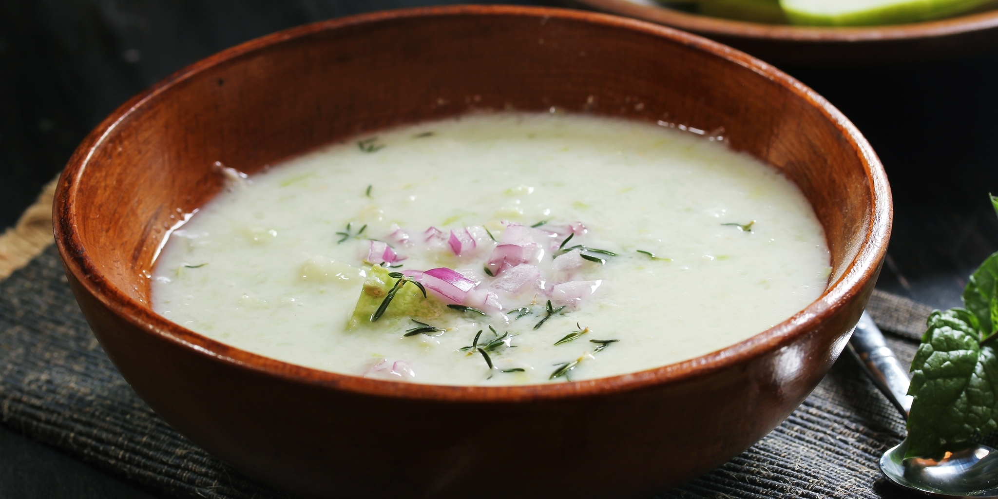 Cool Cucumber Soup at foodious.com