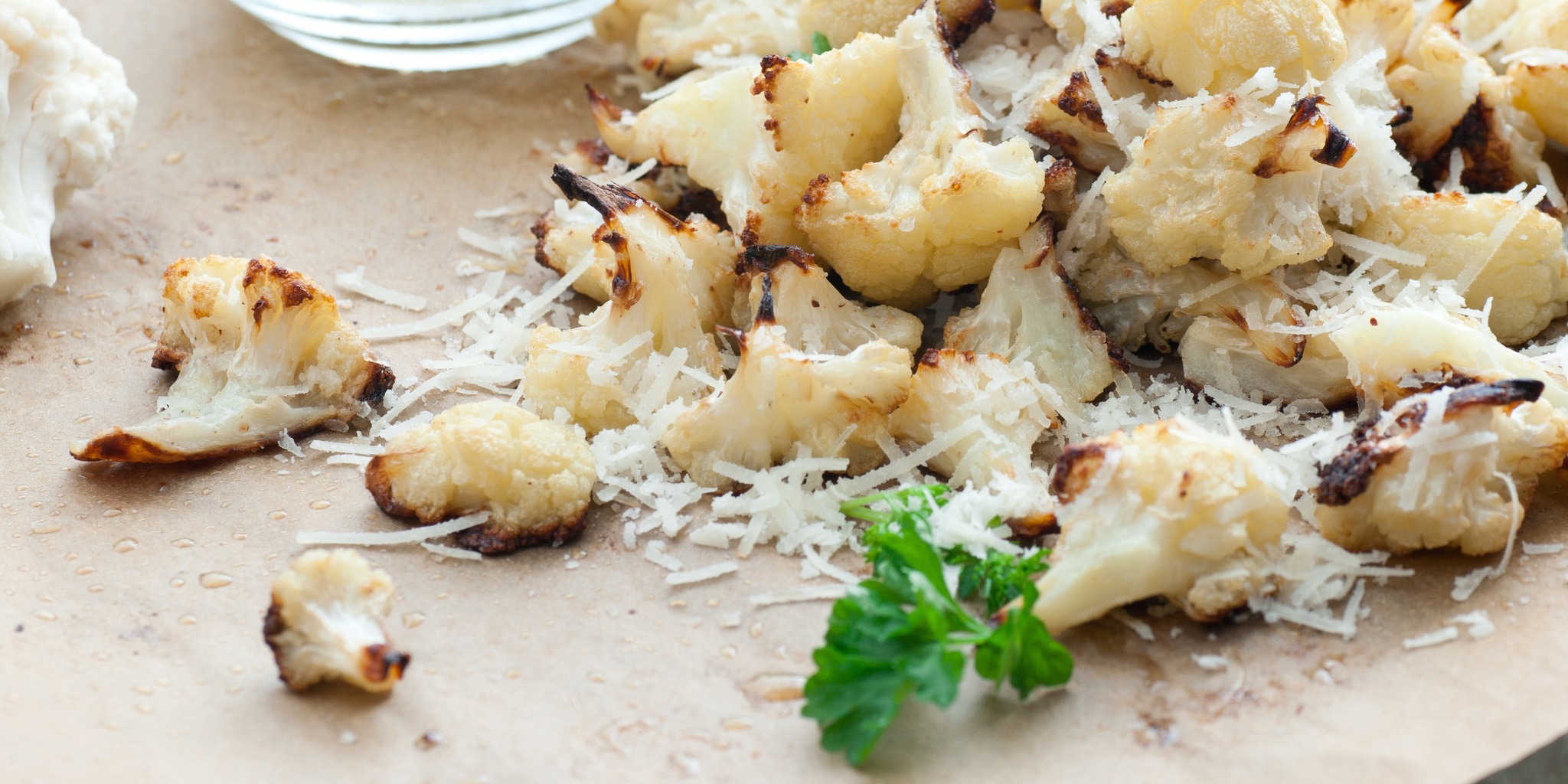Roasted Parmesan Cauliflower at foodious.com