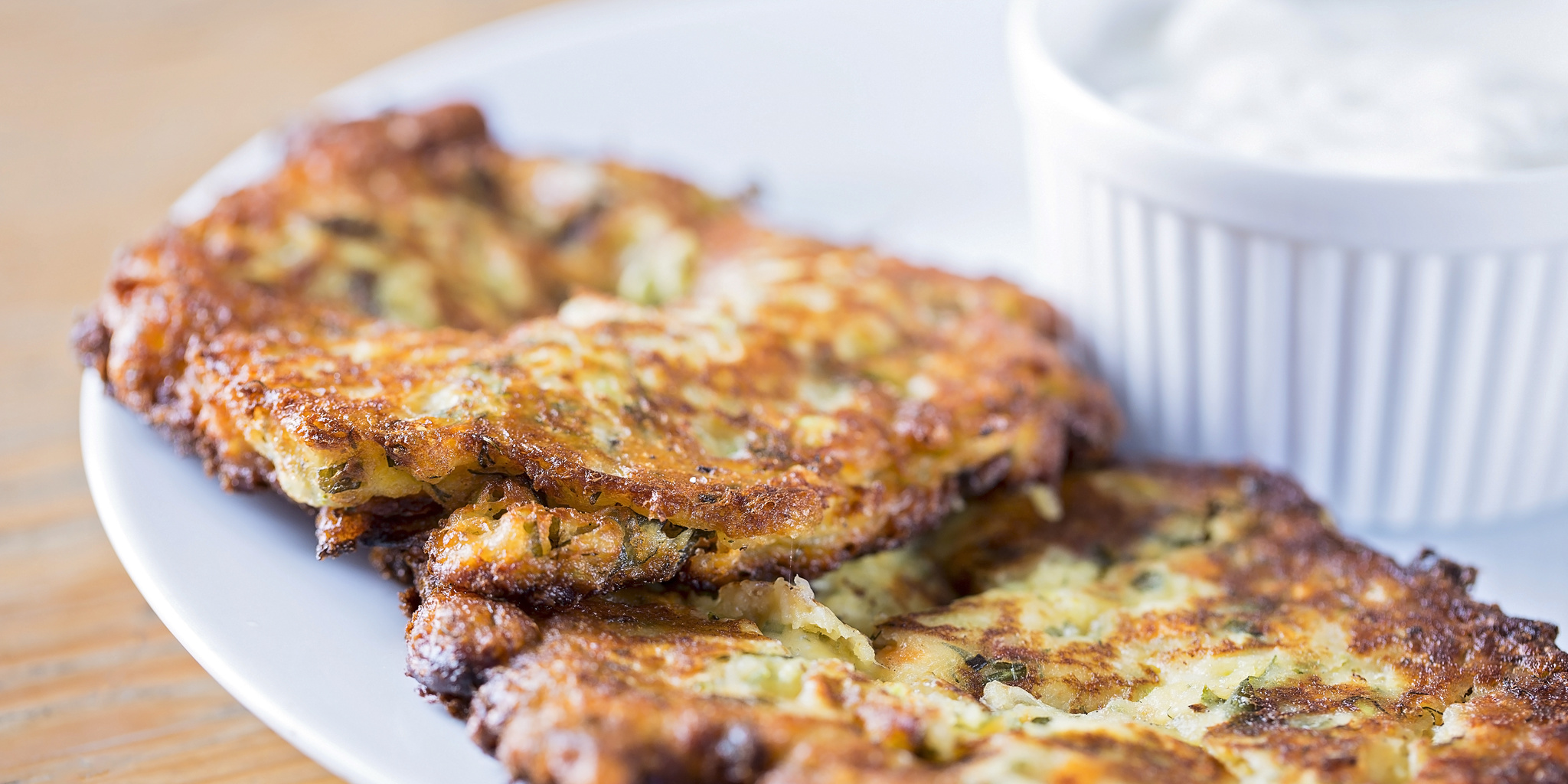 Savory Zucchini Patties at foodious.com