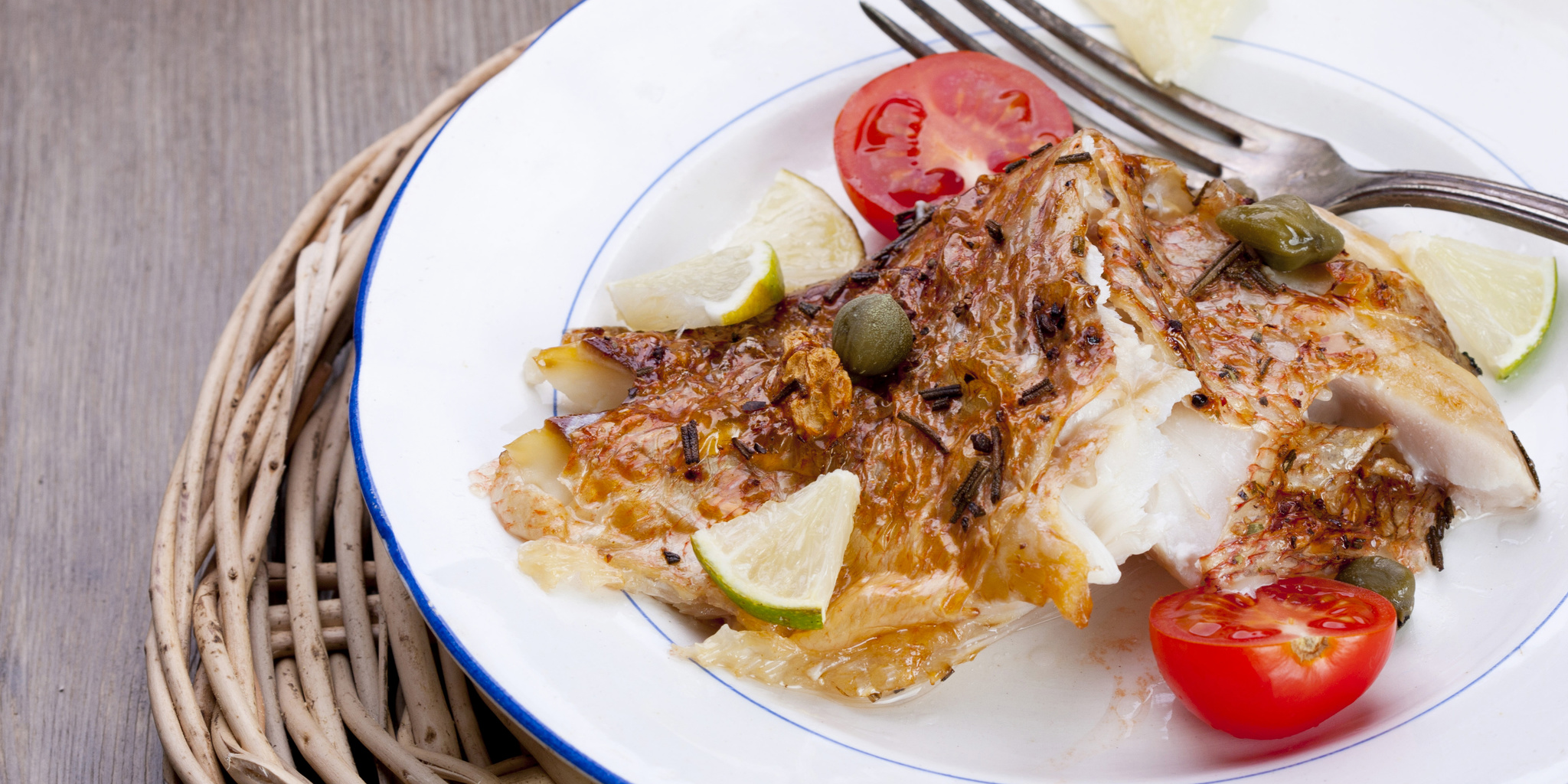 Baked Rockfish with Capers at