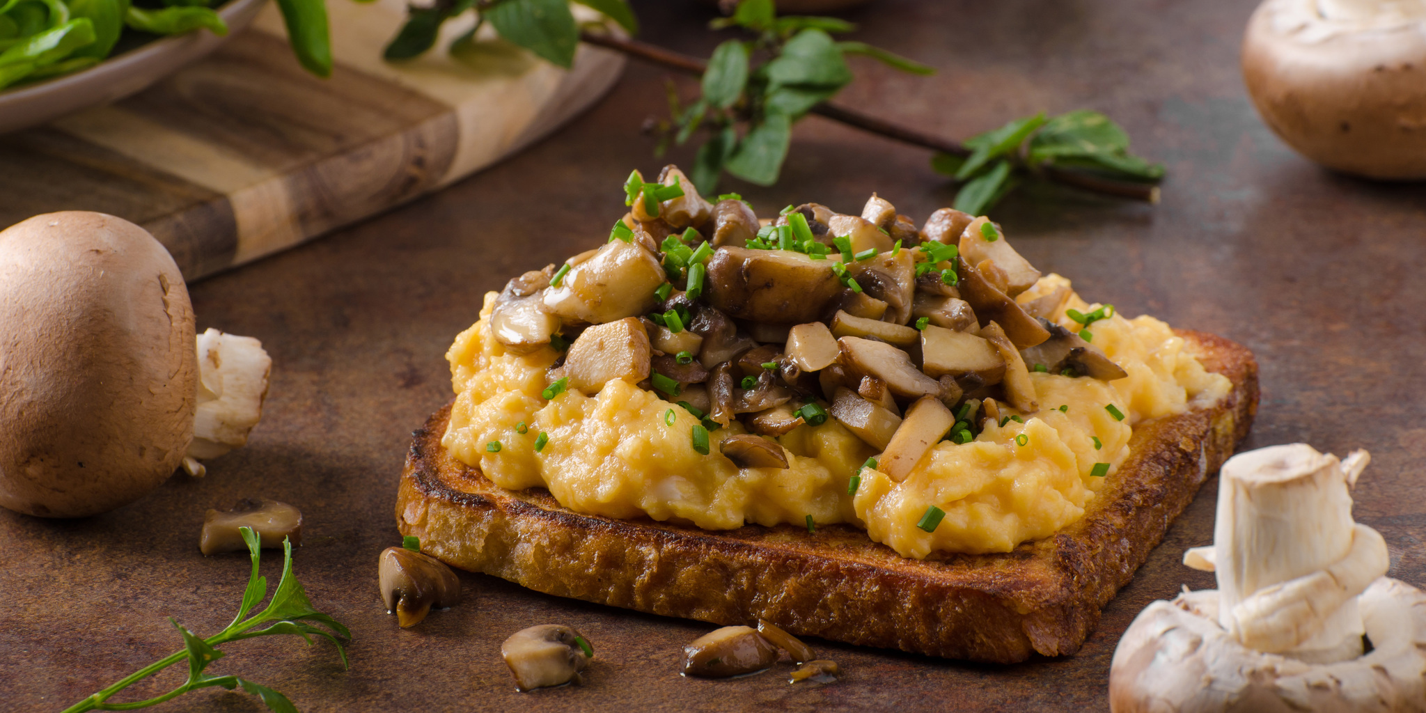 Scrambled Egg French Toast at foodious.com