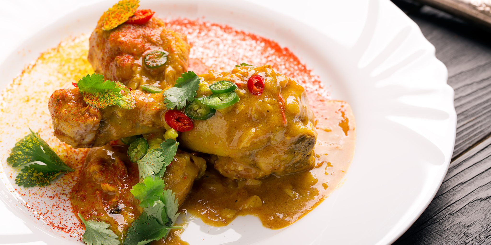 Curry Coconut Milk Chicken Thighs at foodious.com