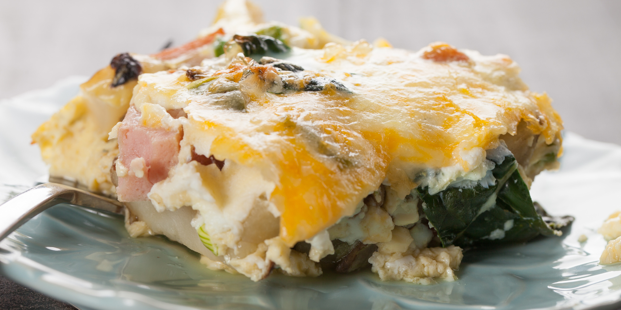 Potato Ham Mushroom Bake at foodious.com