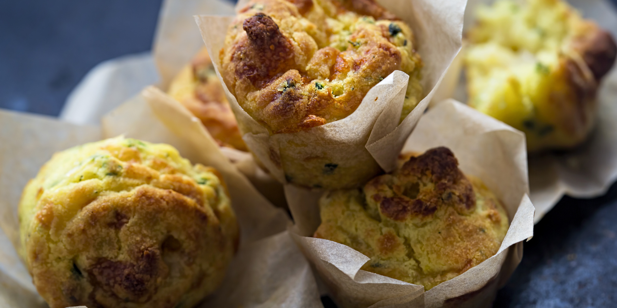 Onion and Cheese Muffins at foodious.com