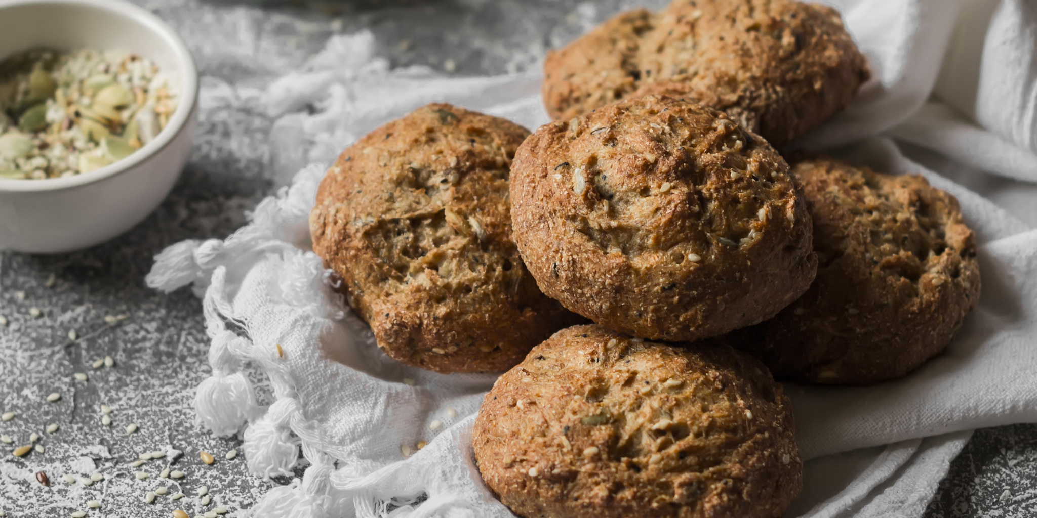 Whole Wheat Rye Rolls at foodious.com
