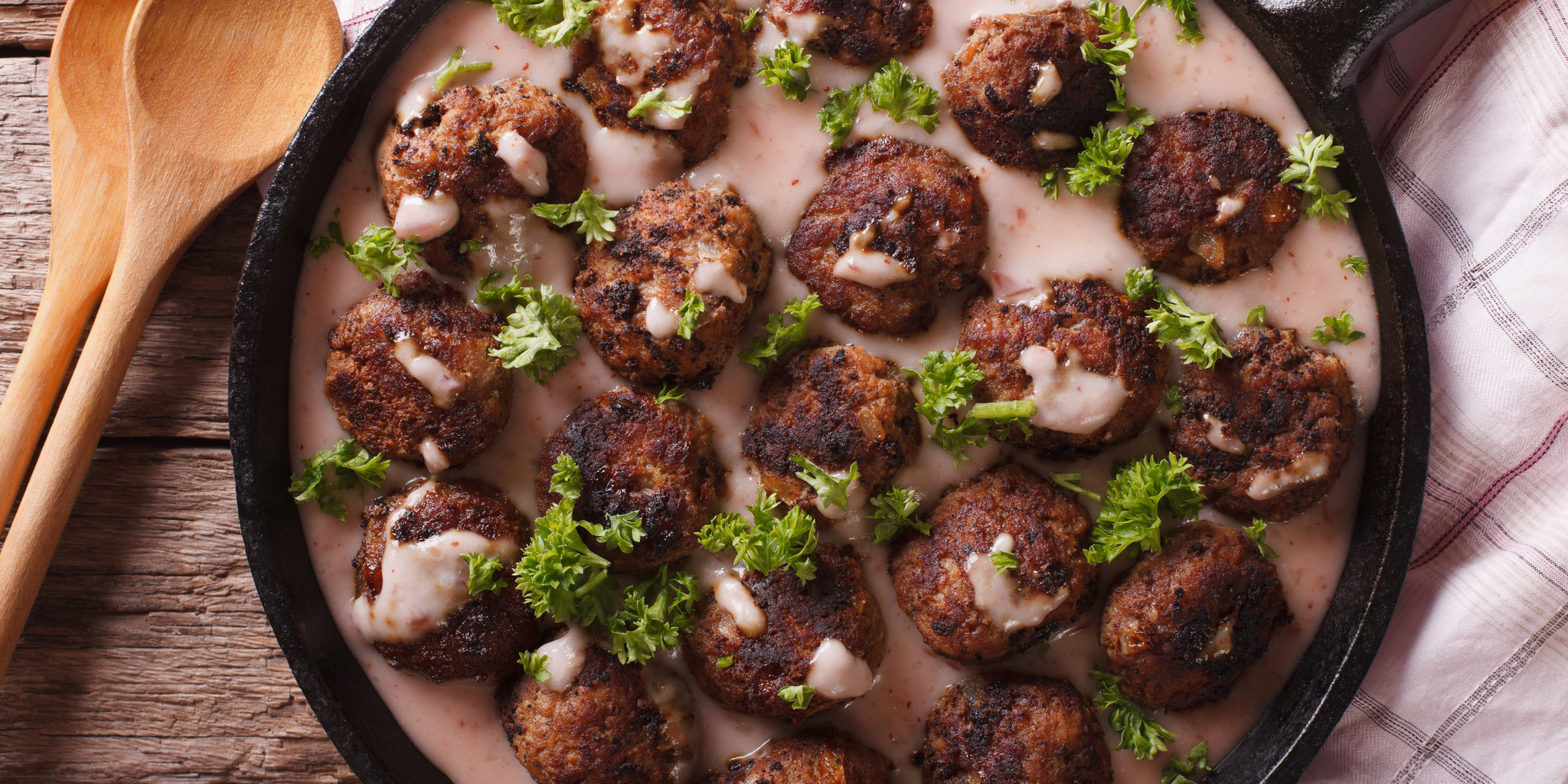 Swedish Meatballs with Lingonberry Sauce at foodious.com