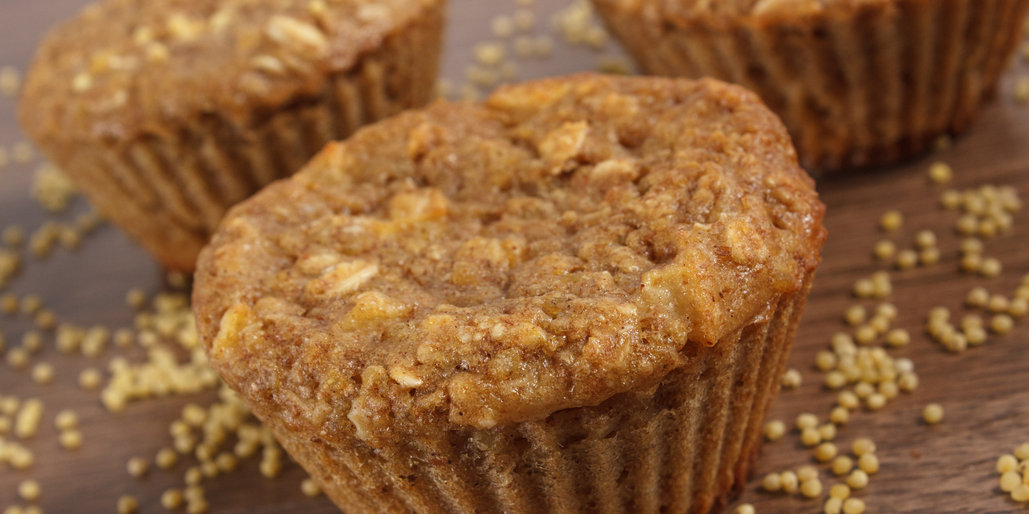 Millet Fig Muffins at foodious.com
