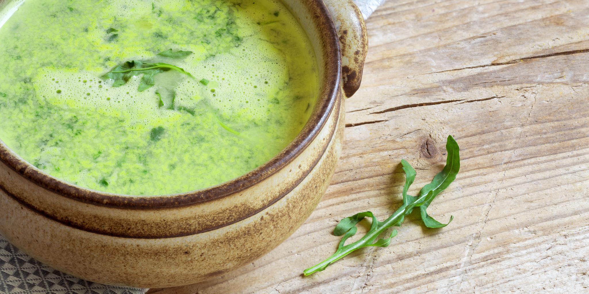 Broccoli and Arugula Soup at foodious.com