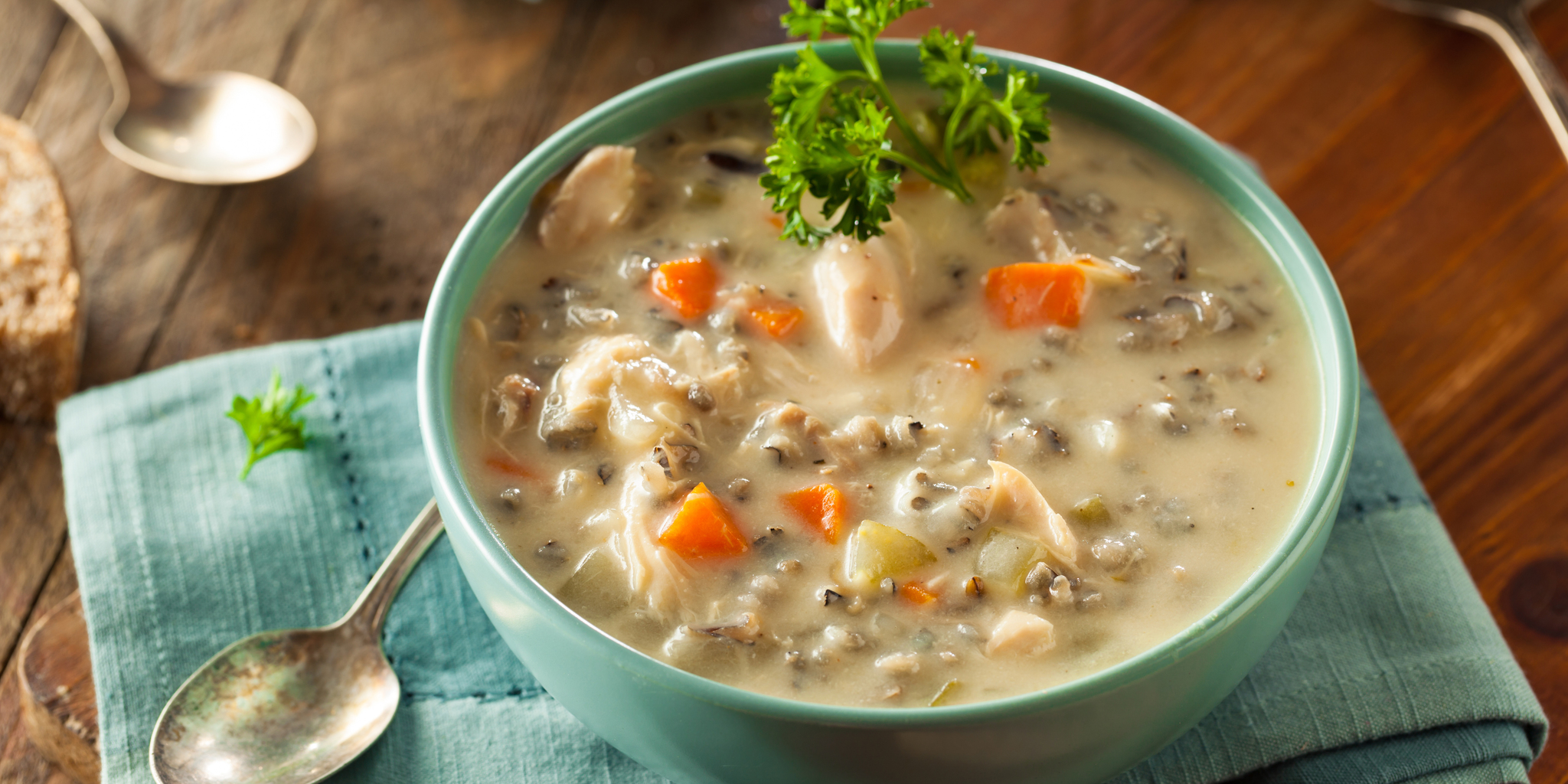 Chicken and Wild Rice Soup at foodious.com