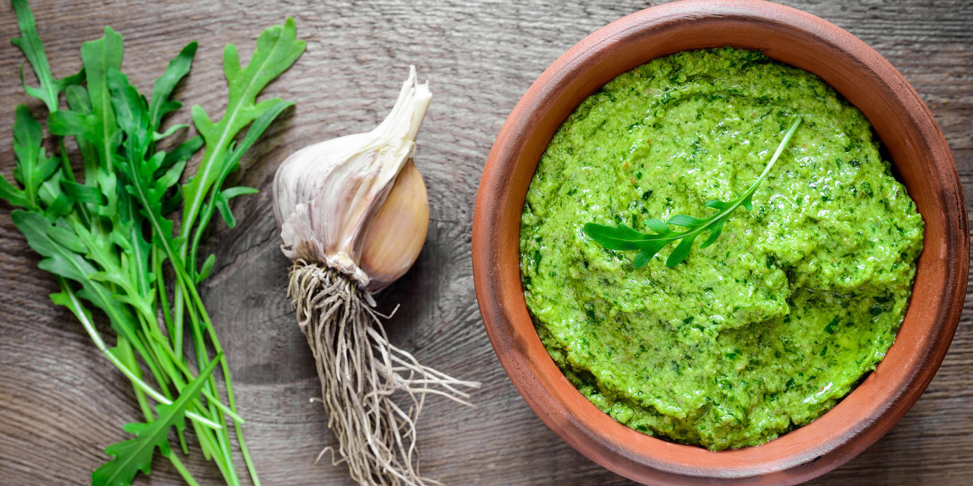 Arugula and Cashew Pesto at foodious.com
