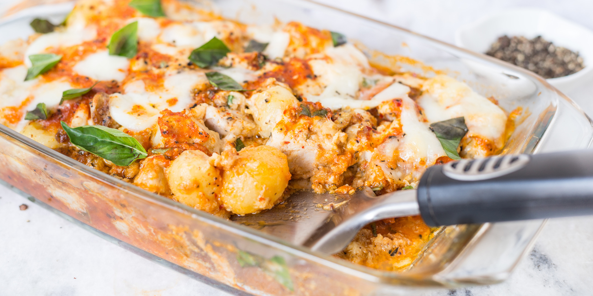 Italian Potato Chicken Bake at foodious.com