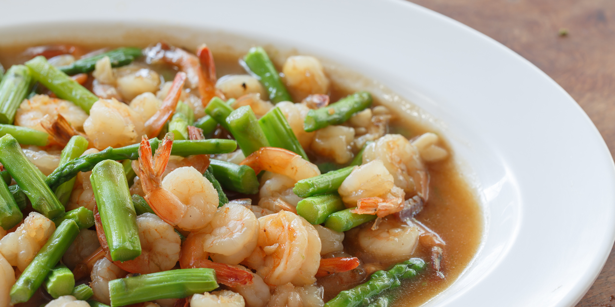 Shrimp and Asparagus Soup at foodious.com
