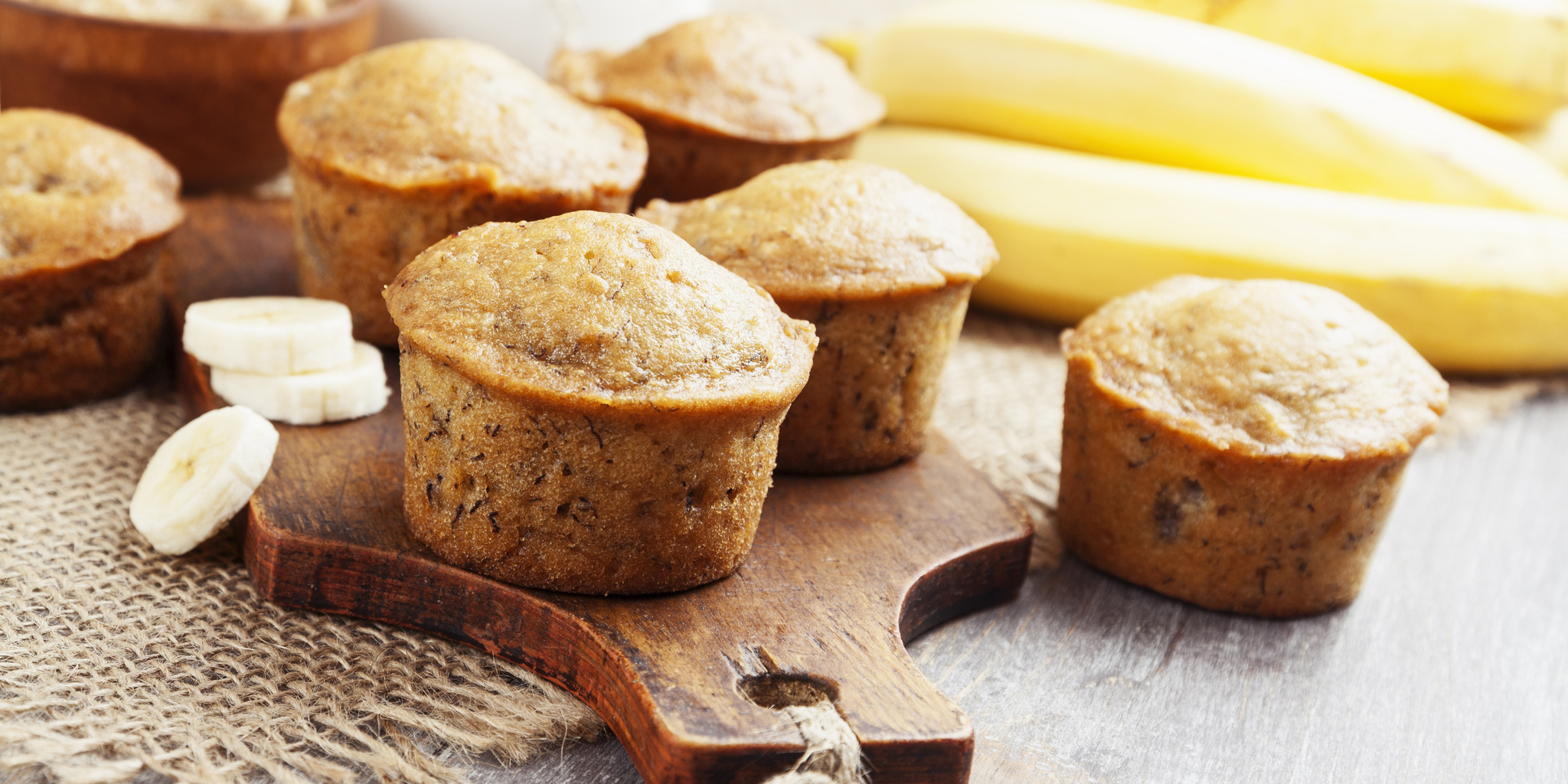 Banana Date Muffins at foodious.com