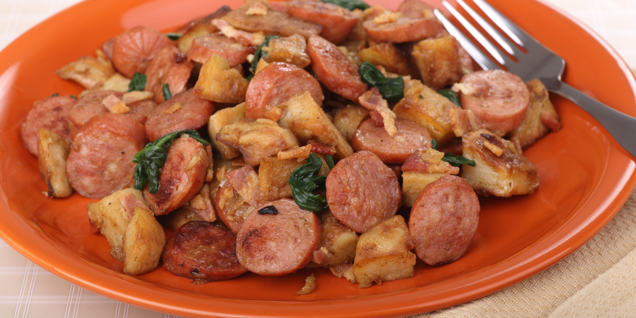 Sausage with Potato and Garlic at foodious.com