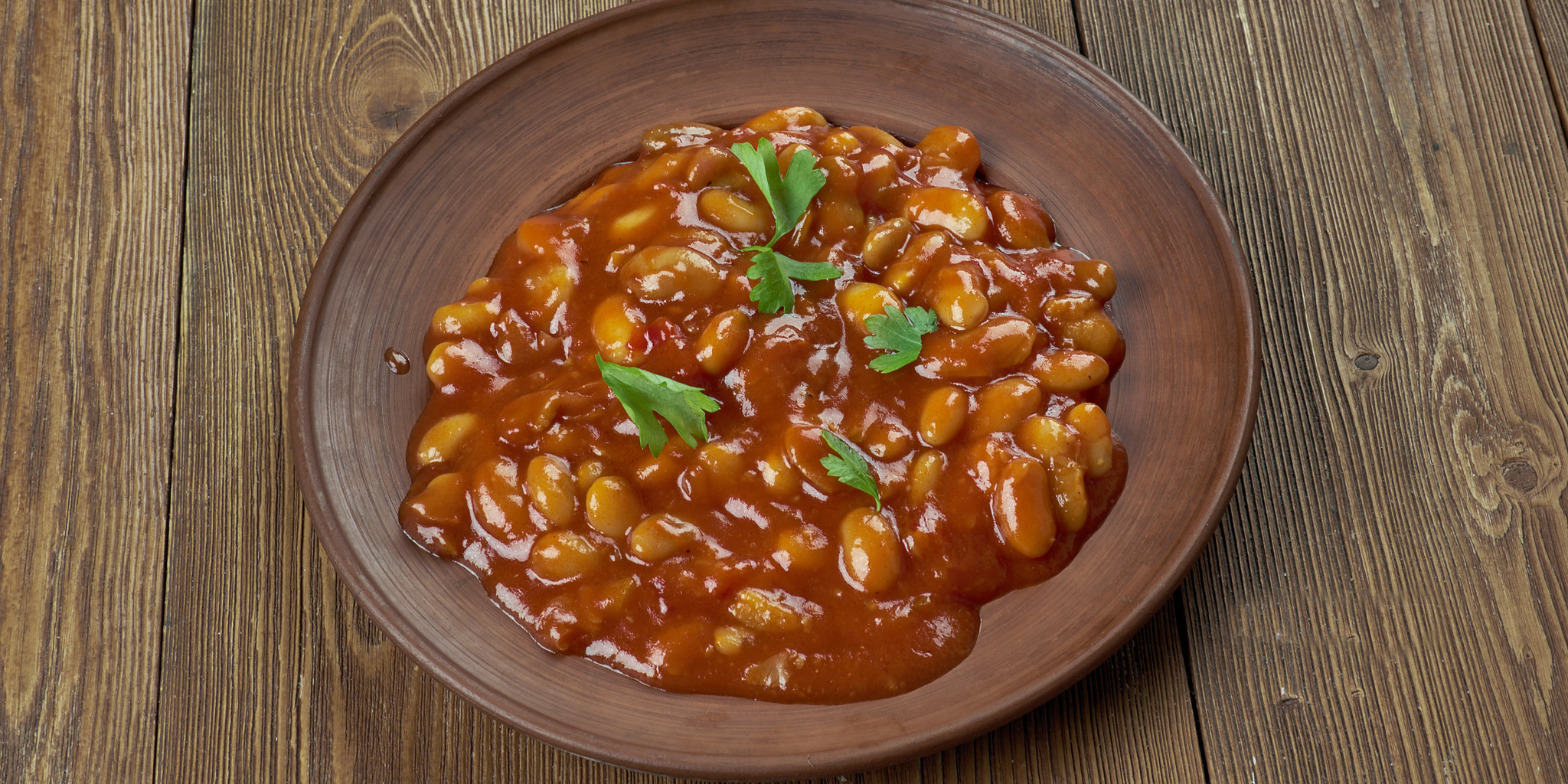 Maple Molasses Baked Beans at foodious.com