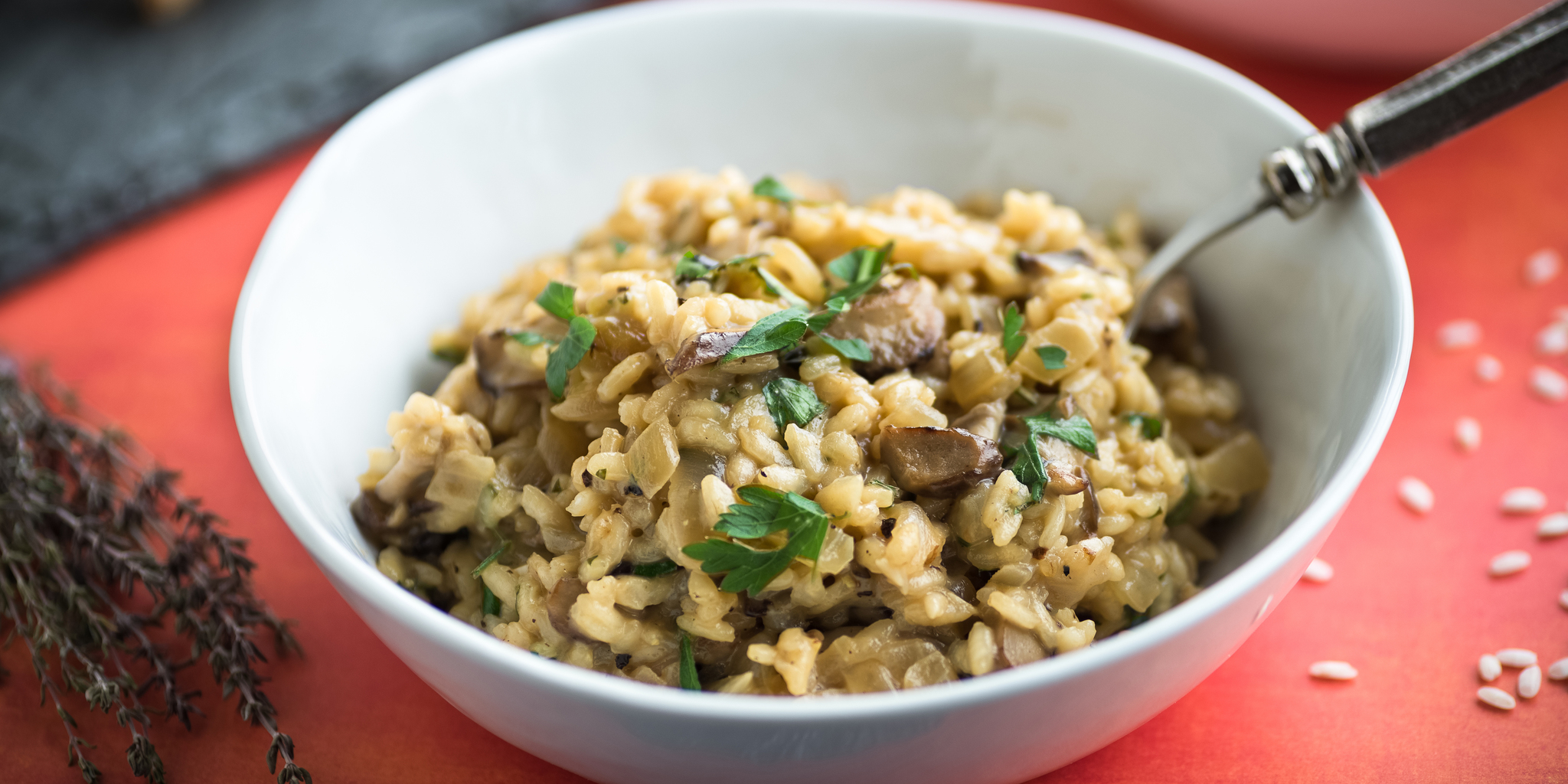 Mushroom Cauliflower Risotto at foodious.com