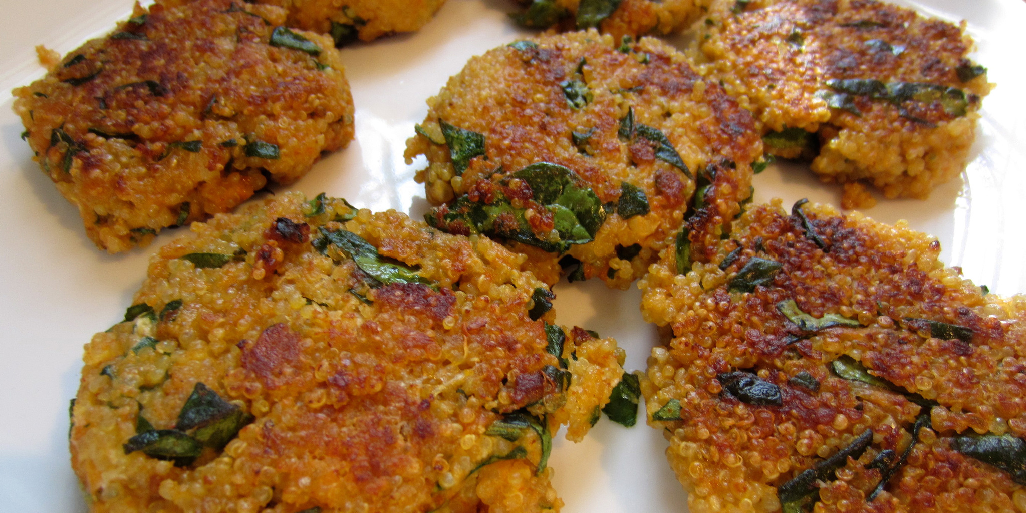 Crispy Quinoa Cakes at foodious.com