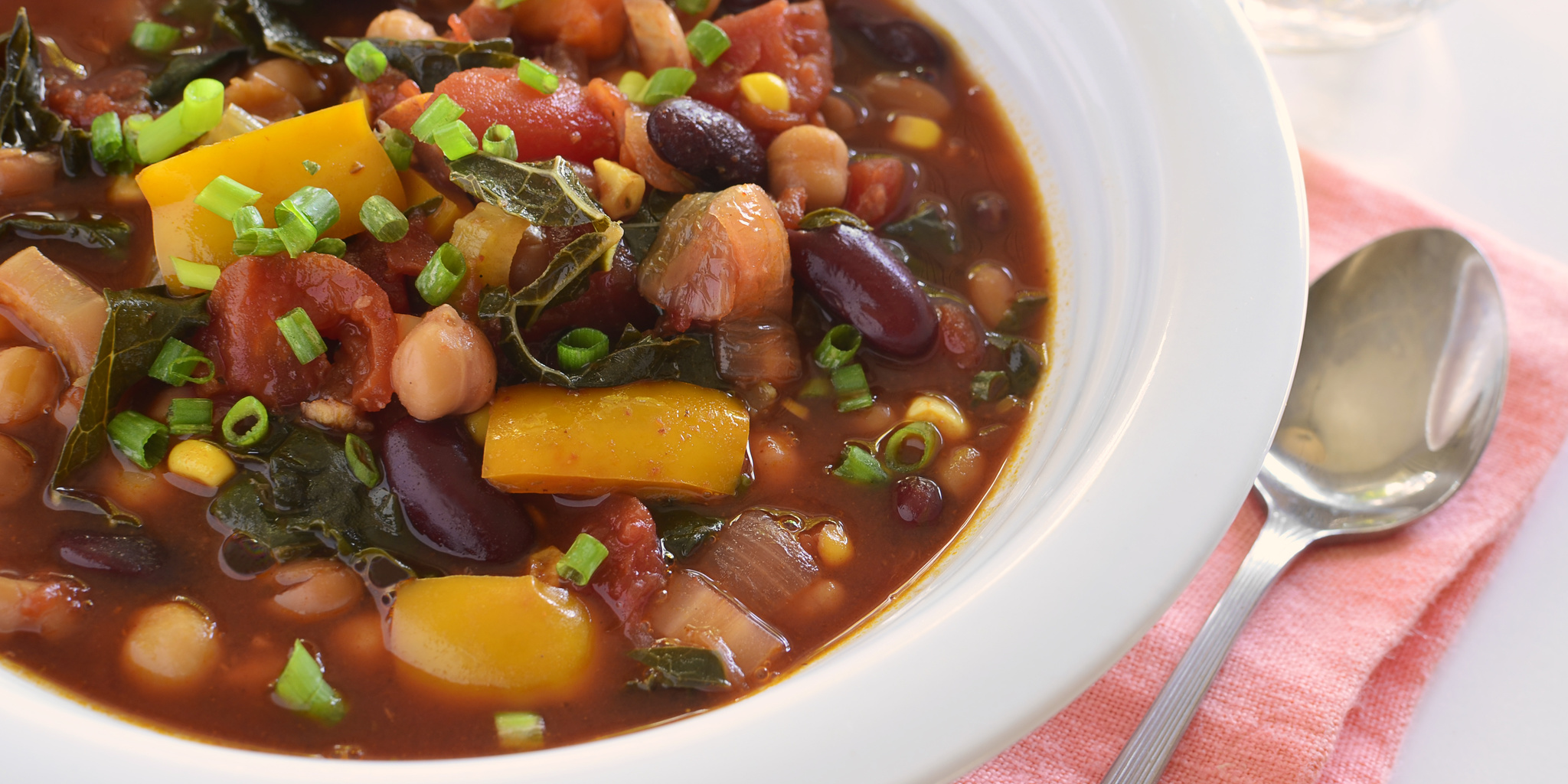 Sweet Potato Vegetarian Chili at foodious.com