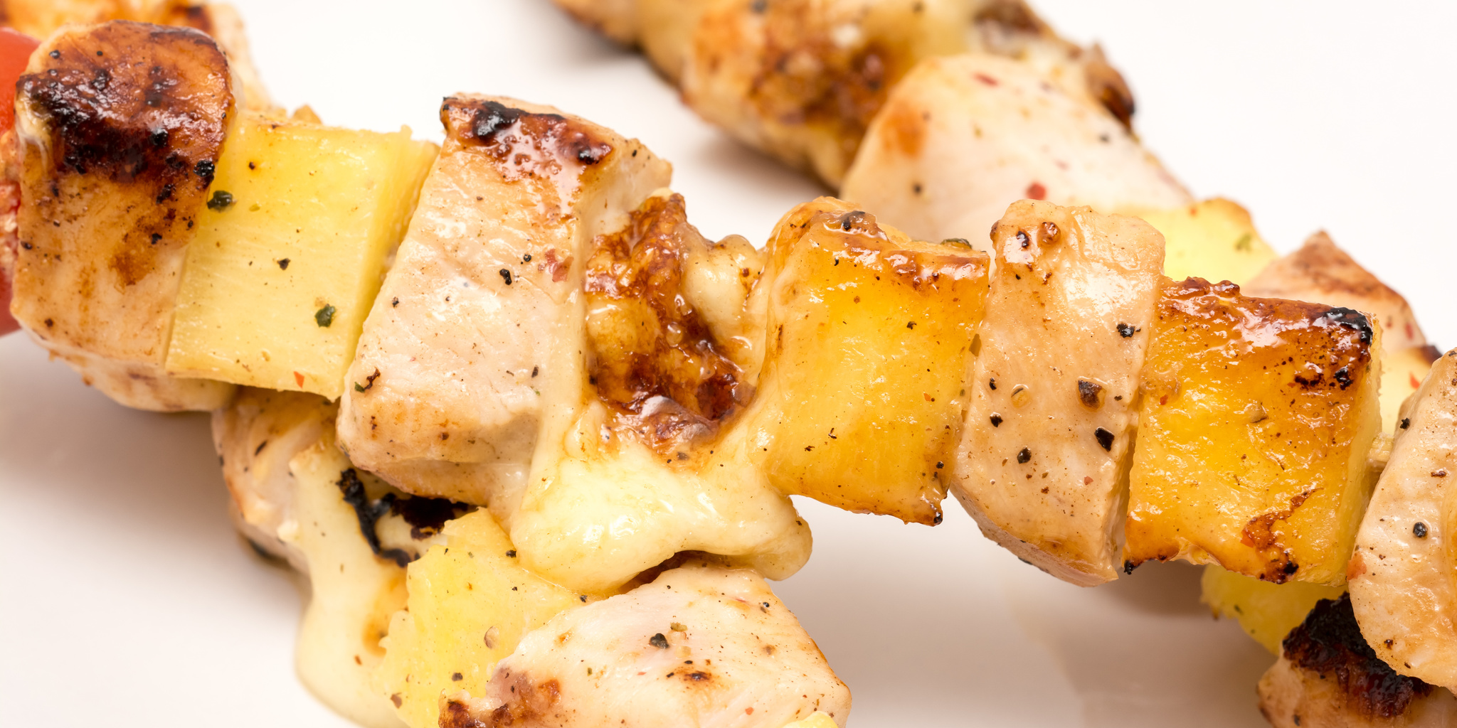 Pineapple Chicken Skewers at foodious.com