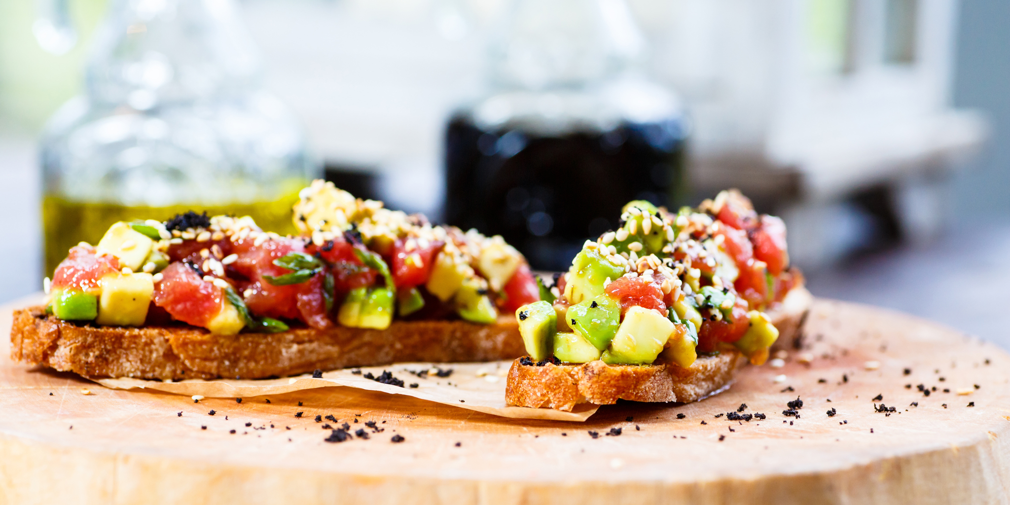 Salmon Tartar with Avocado at foodious.com