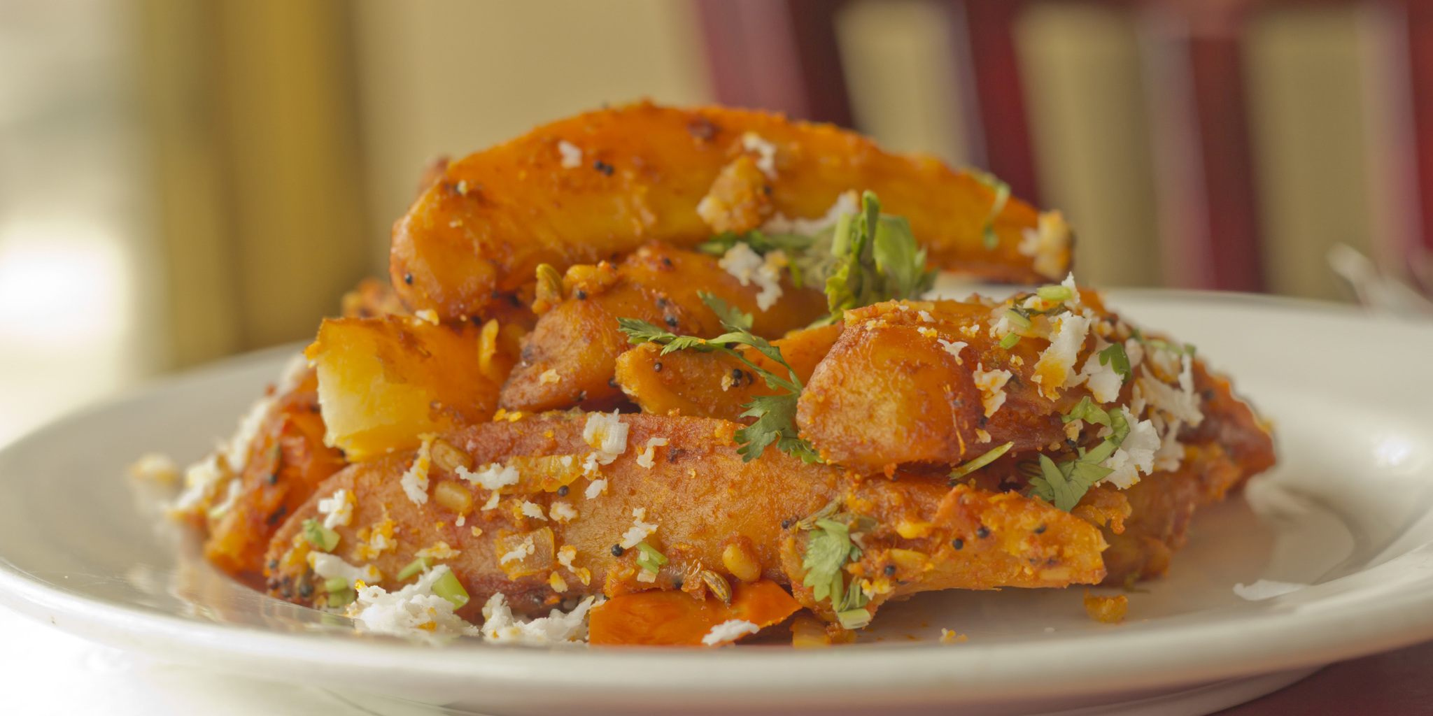 Indian Spiced Potato Wedges at foodious.com