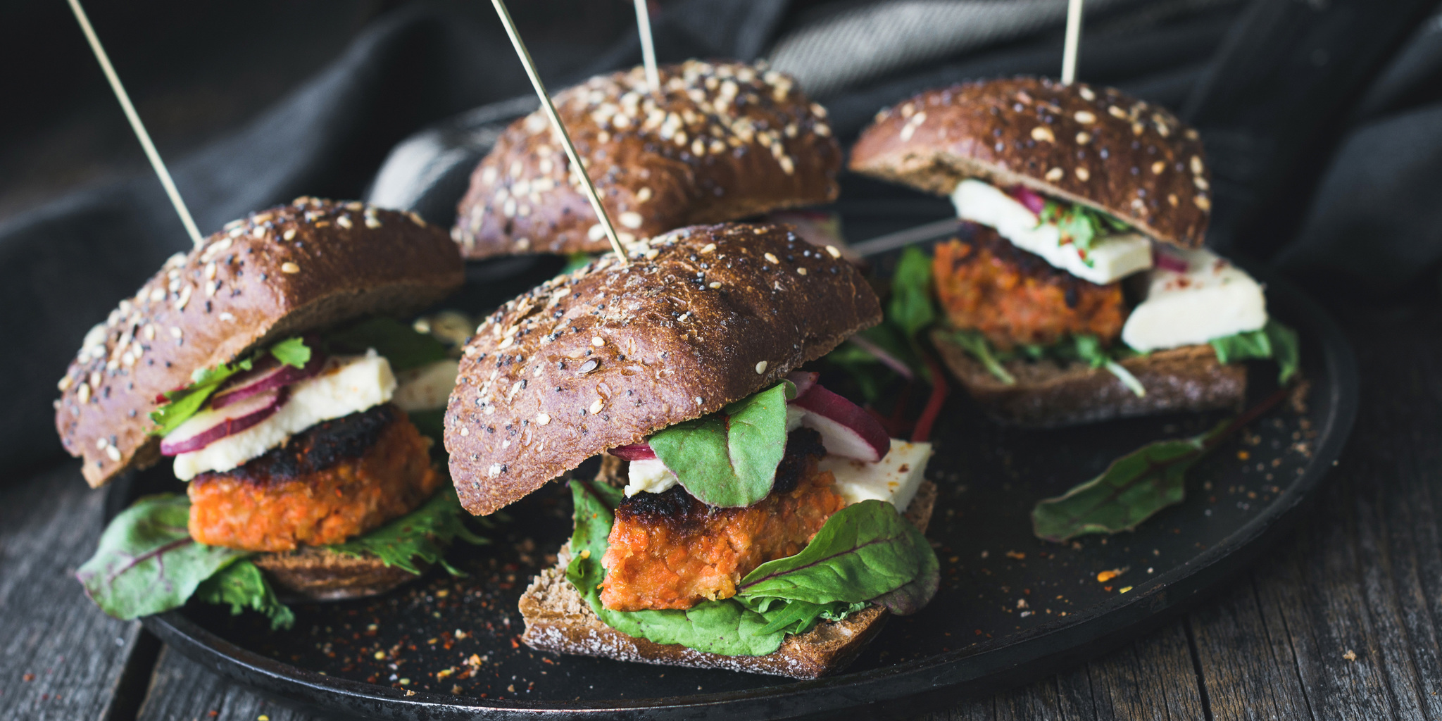 Tofu Carrot Sliders at foodious.com