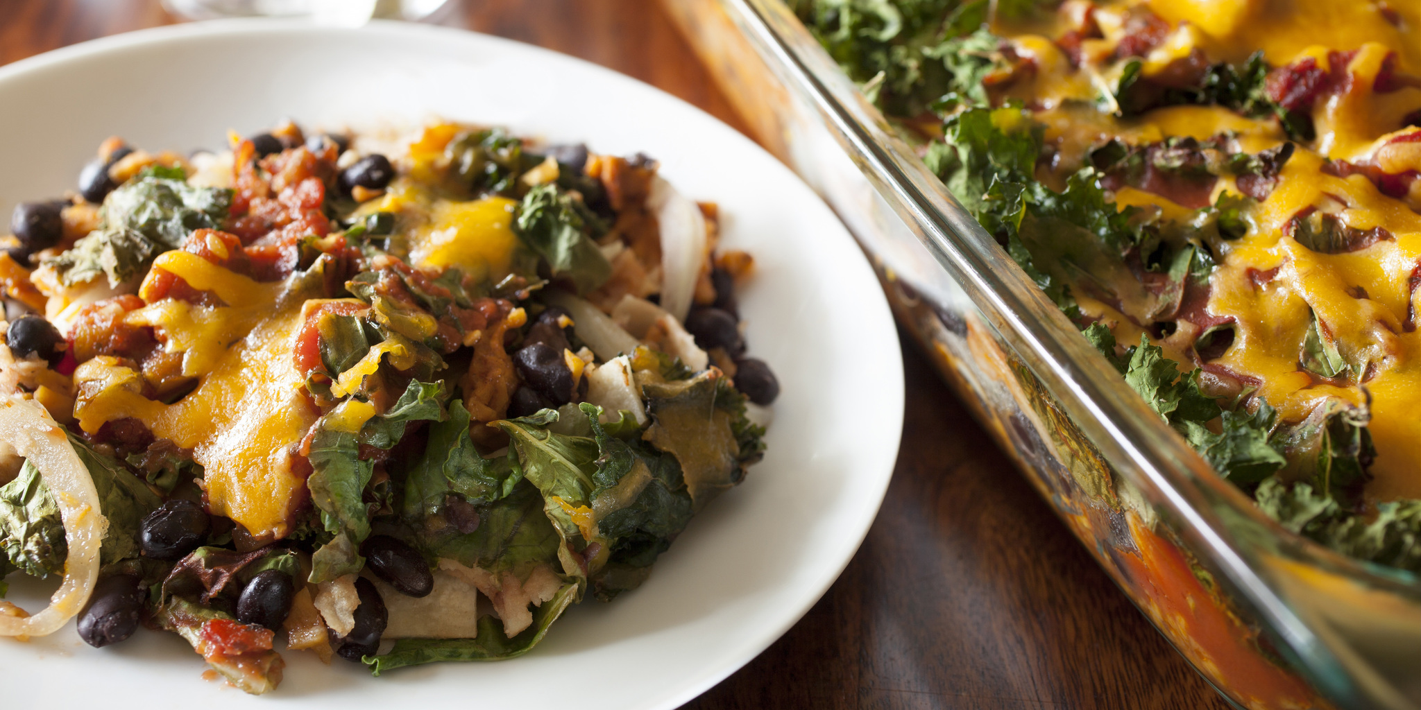 Kale and Sweet Potato Bake at foodious.com