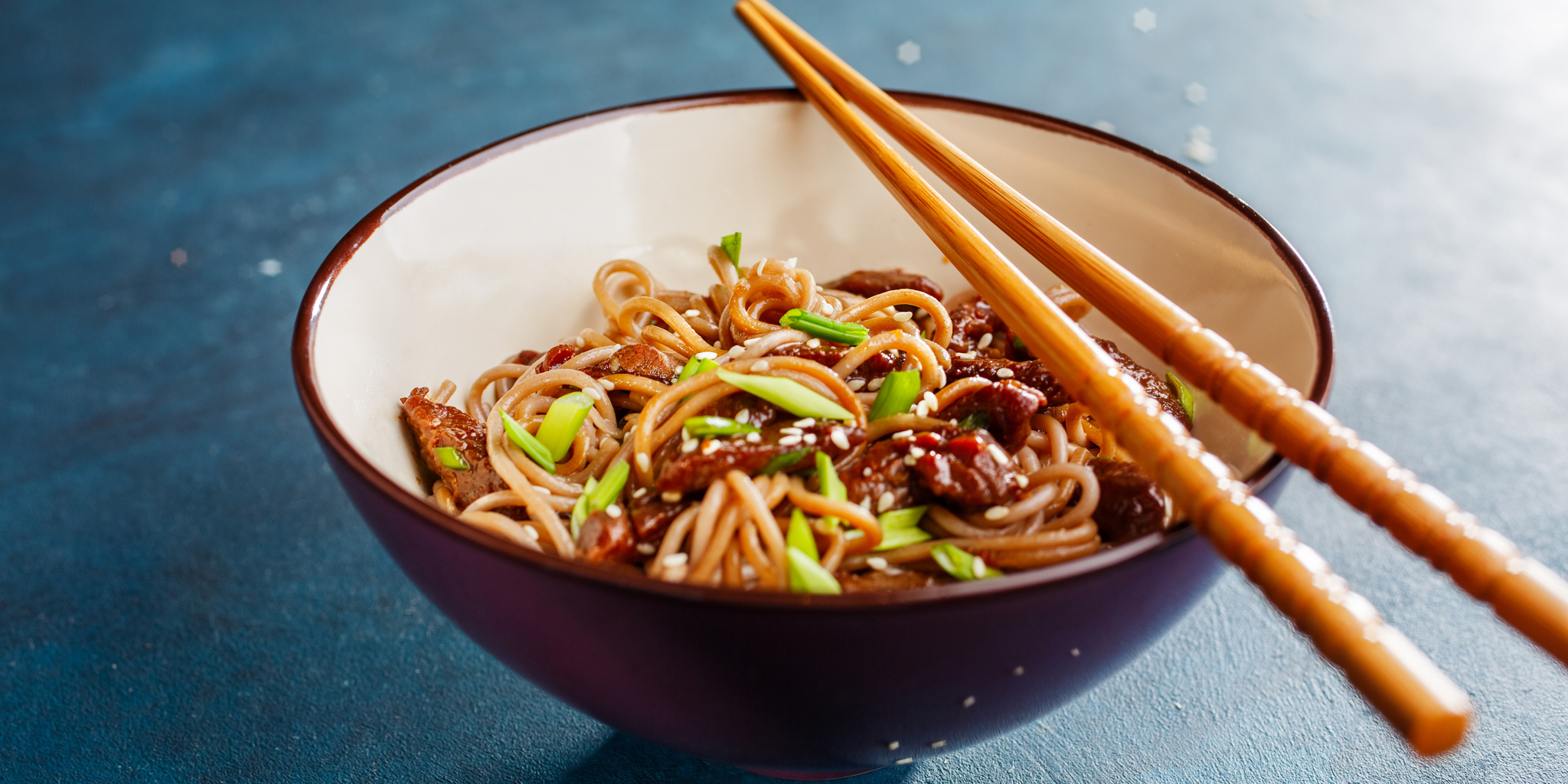 Soba Beef and Watercress at foodious.com