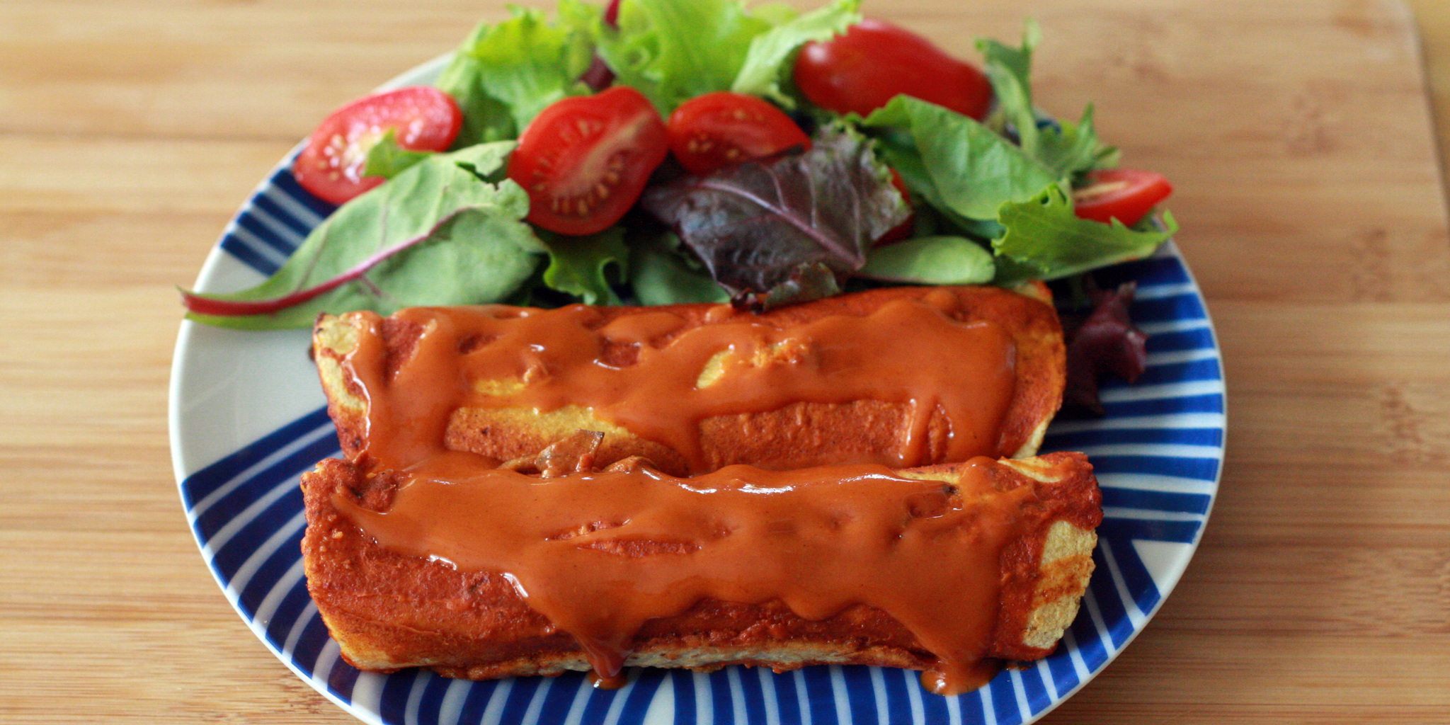 Sweet Potato Enchiladas at foodious.com