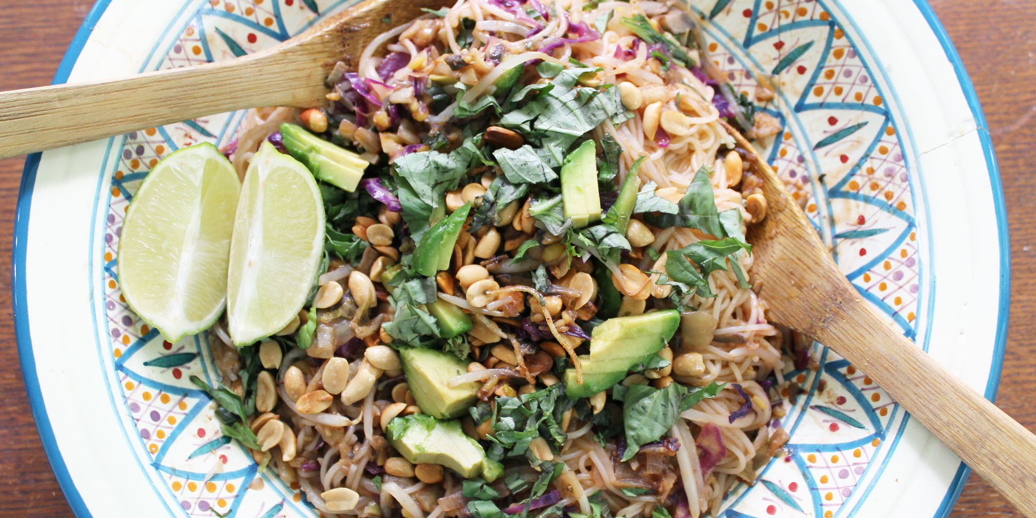 Avocado Basil Pad Thai at foodious.com