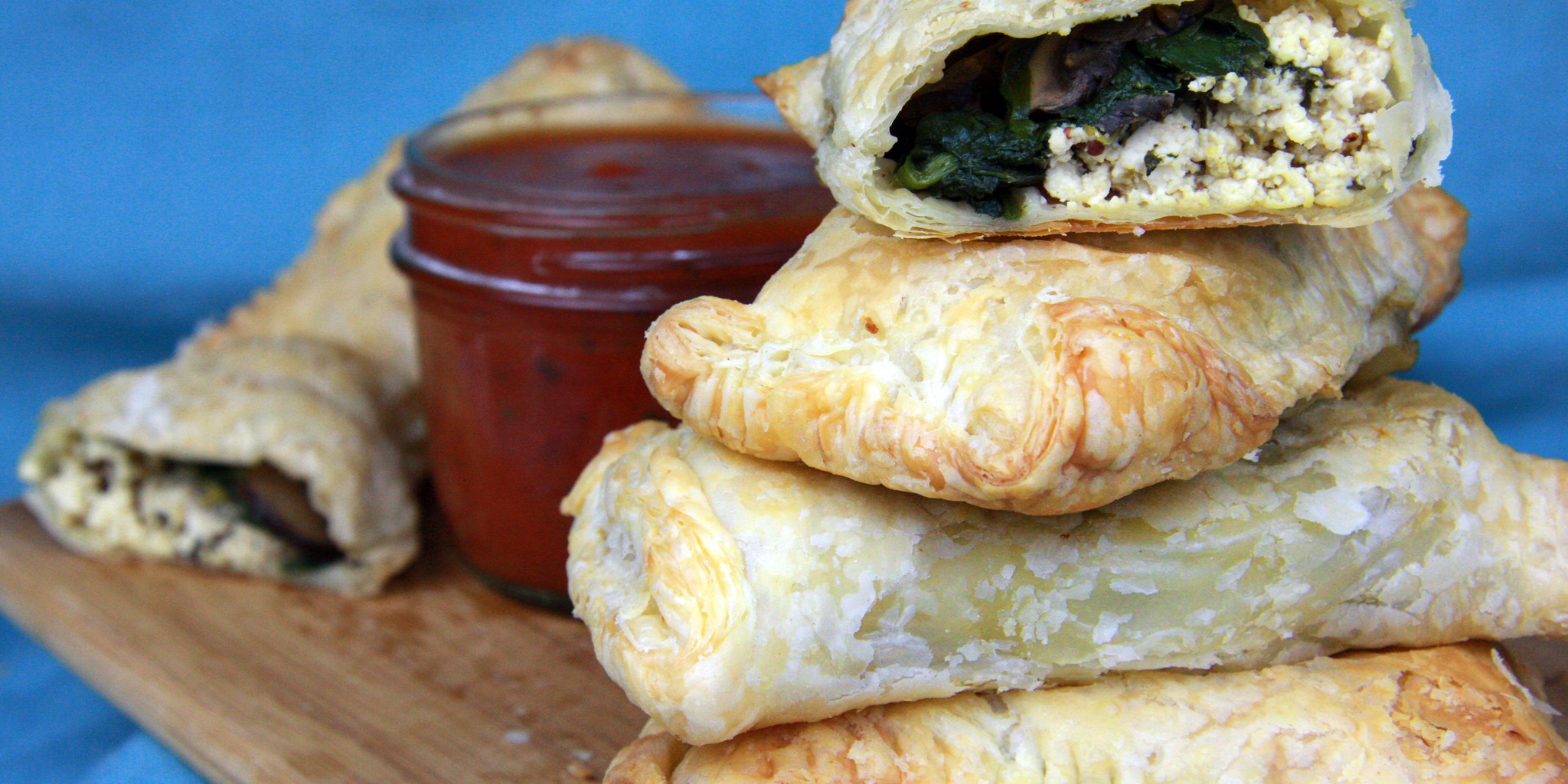 Spinach Mushroom Pockets at foodious.com