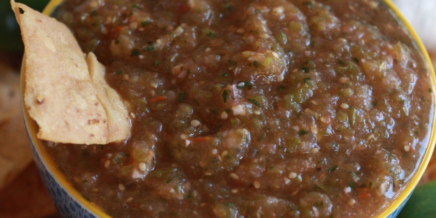 Tomatillo Salsa at foodious.com