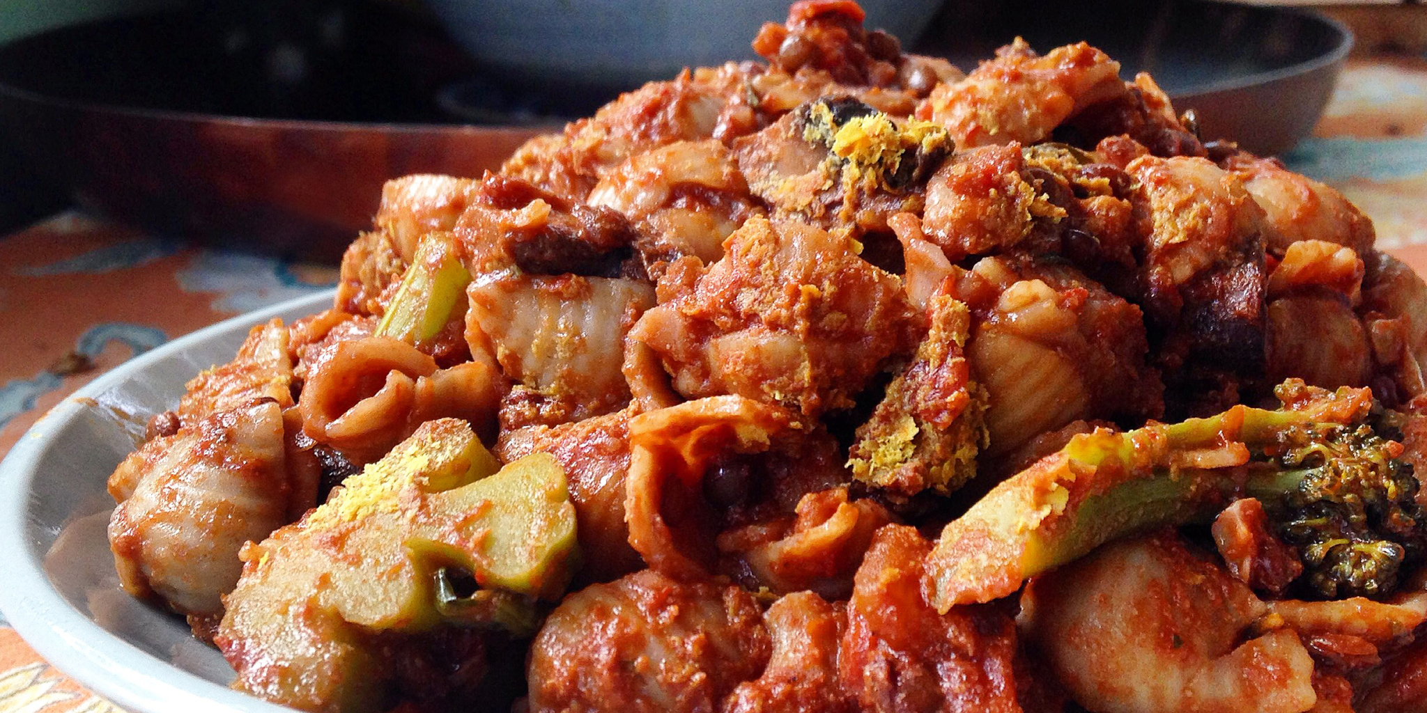 Hearty Lentil Bolognese at foodious.com